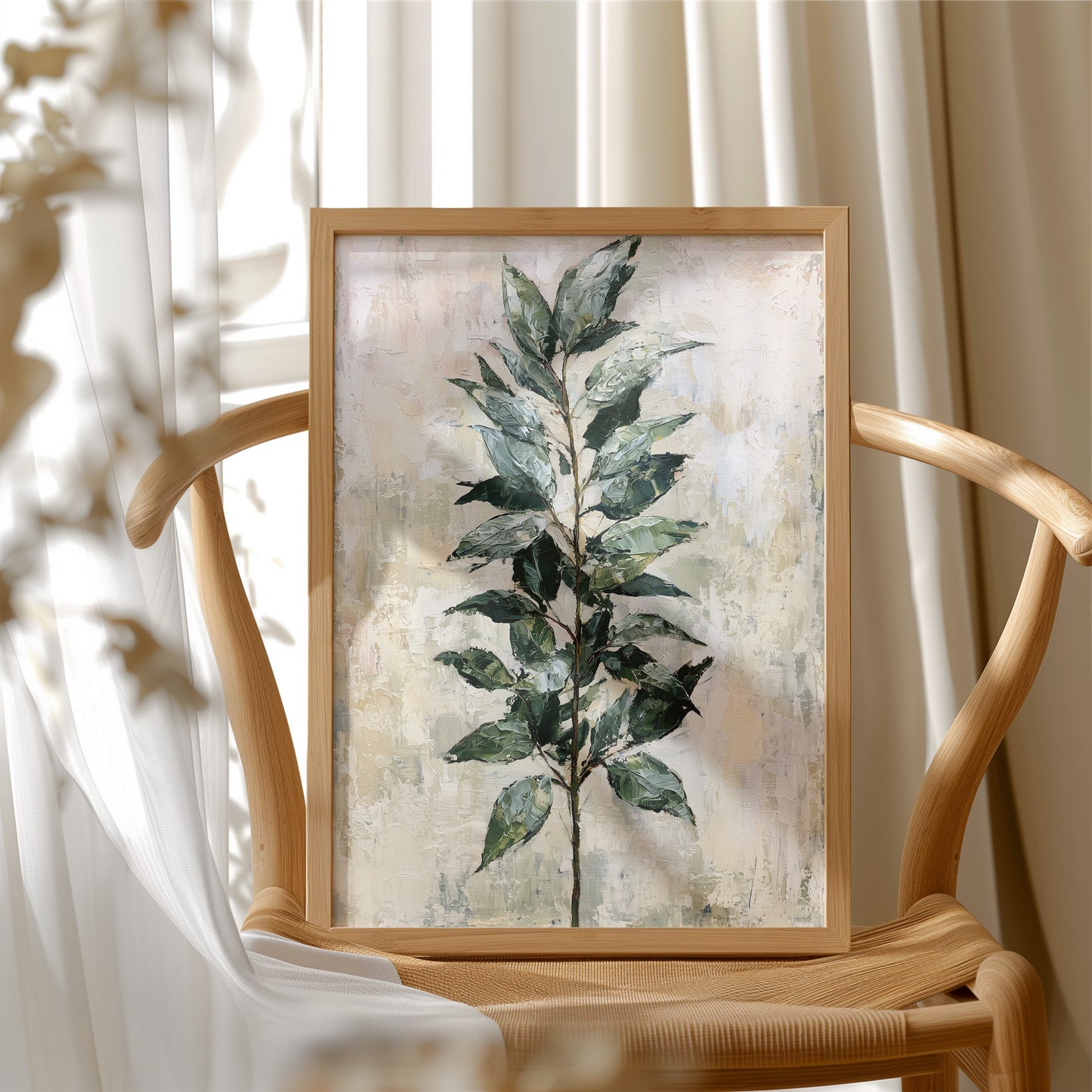 Single Stem, Textured Neutrals