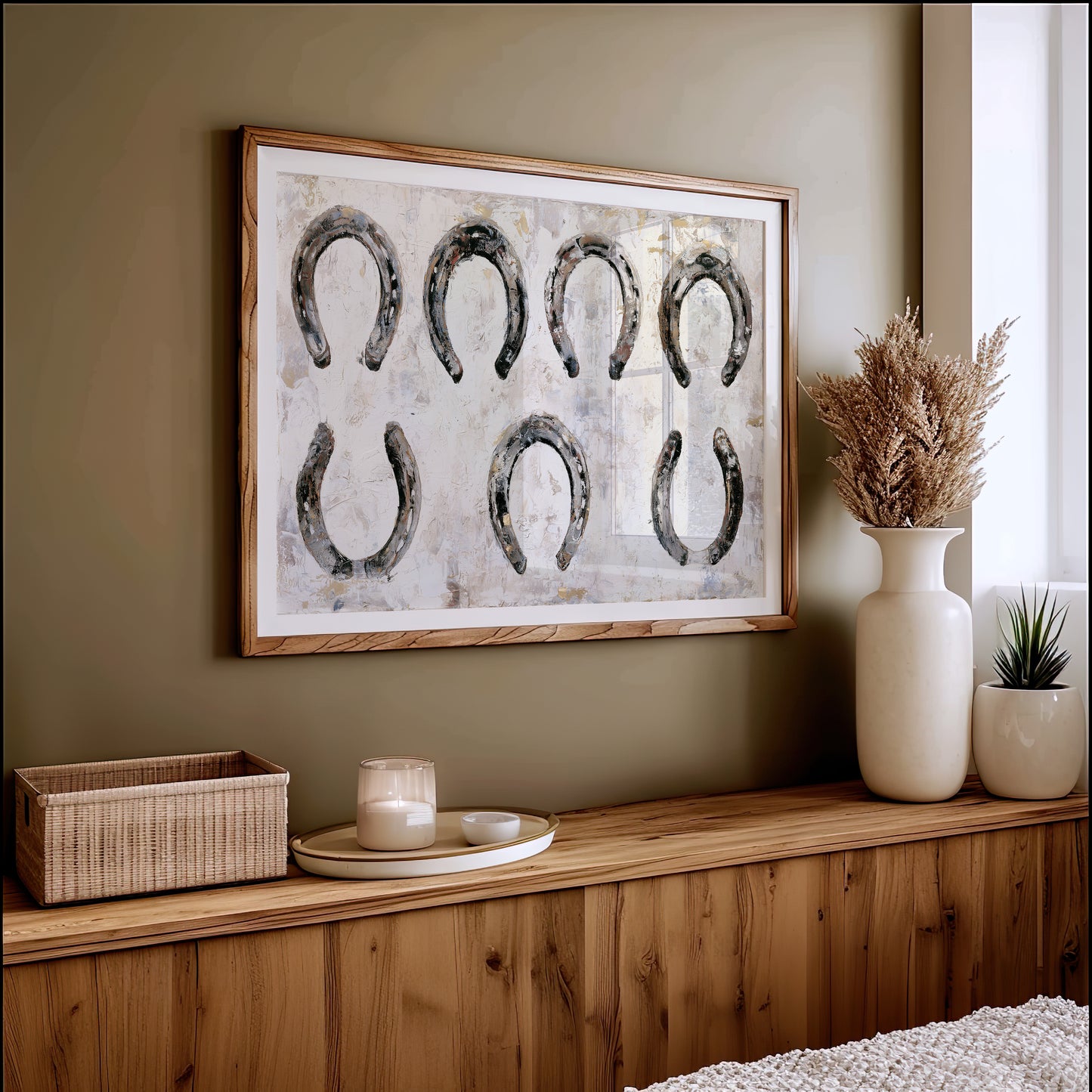 Seven Horseshoes, Textured Luck