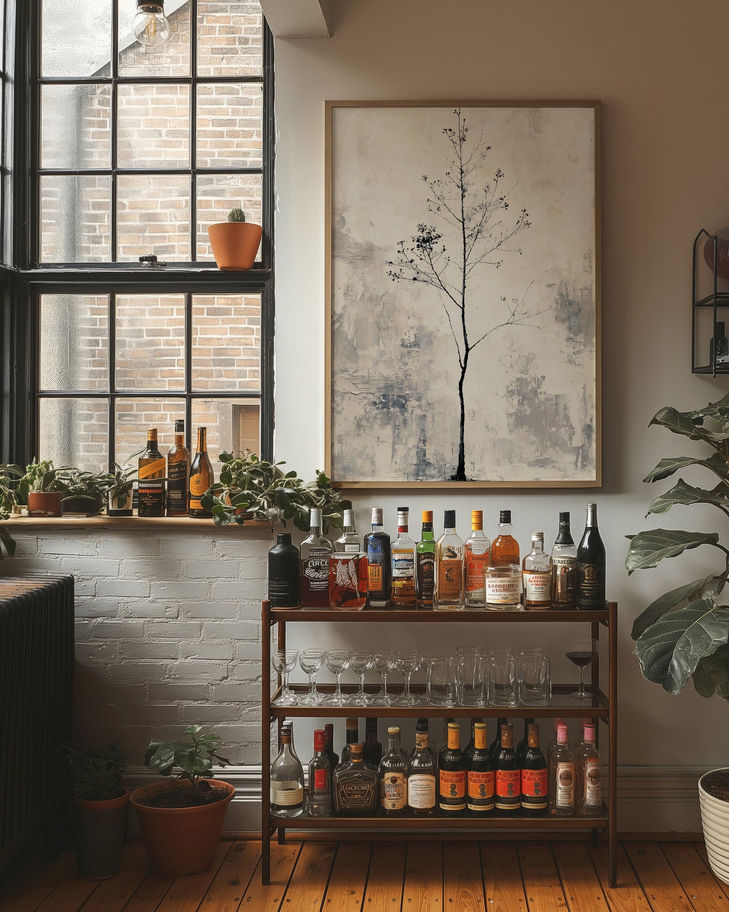 Delicate Branches: A Minimalist Winter Tree