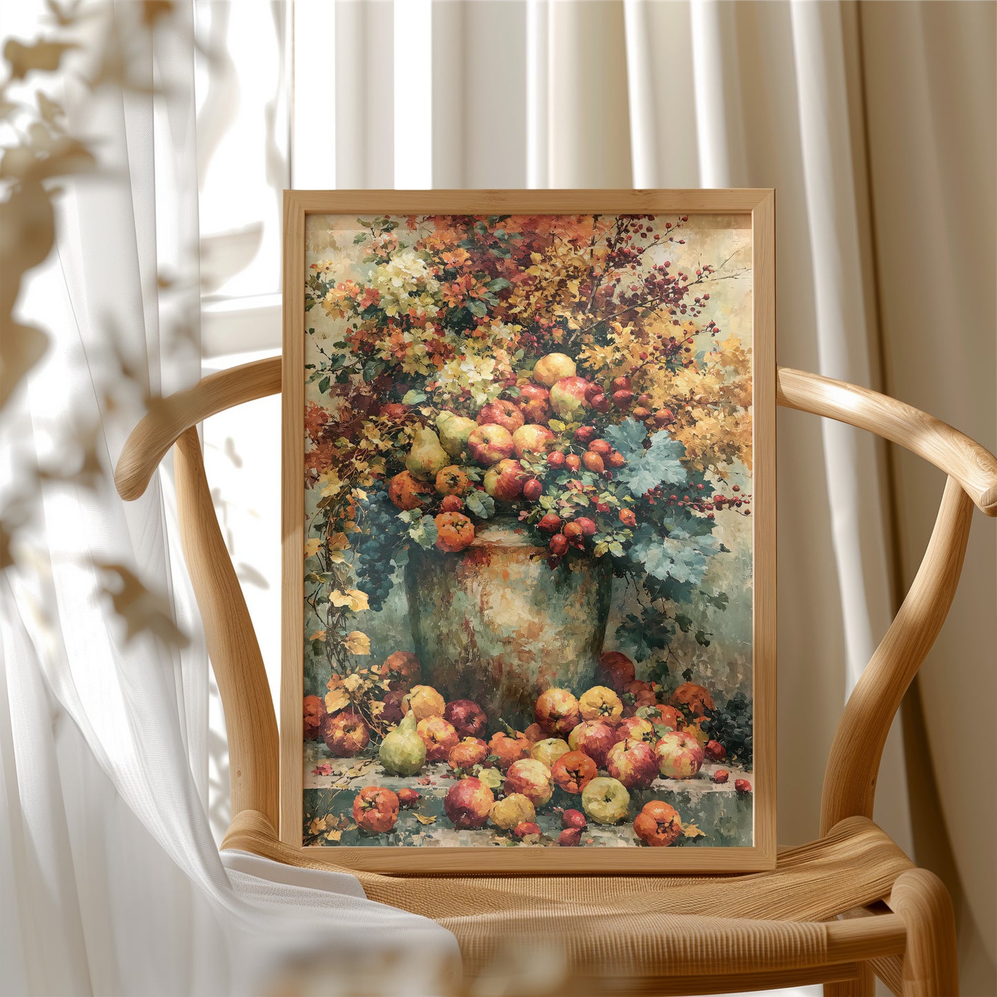 Overflowing Autumn Urn