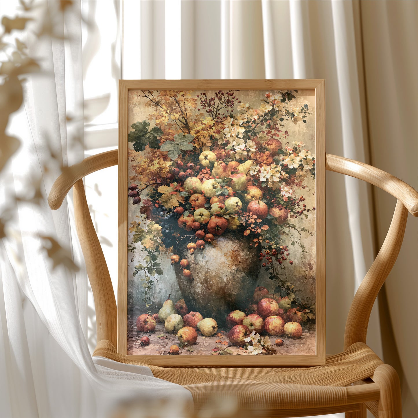 Quince, Grapes & Blossom Cascade