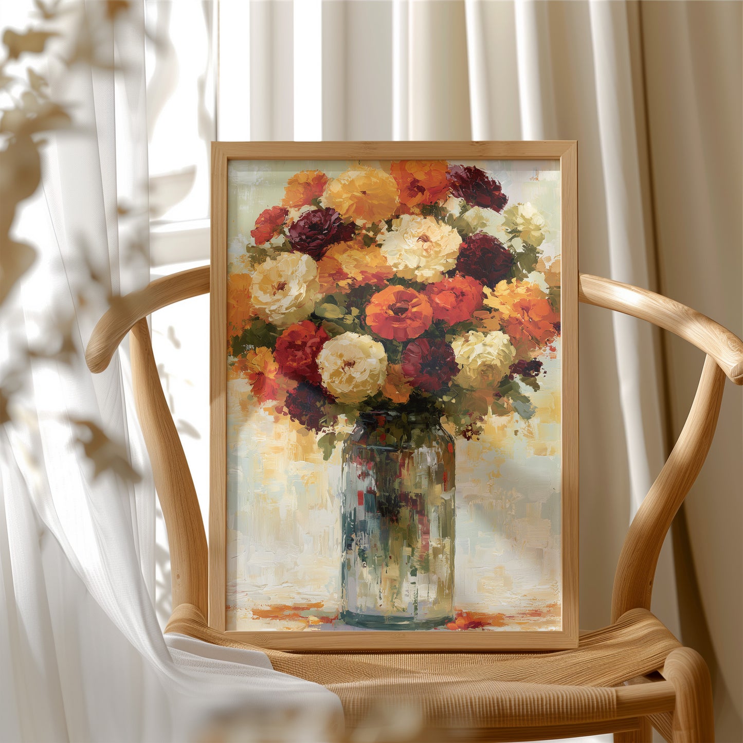 Roses in a Jar, Autumn Glow
