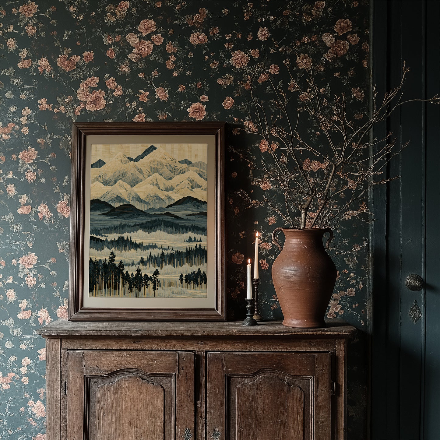 Blue Ridge in Marquetry