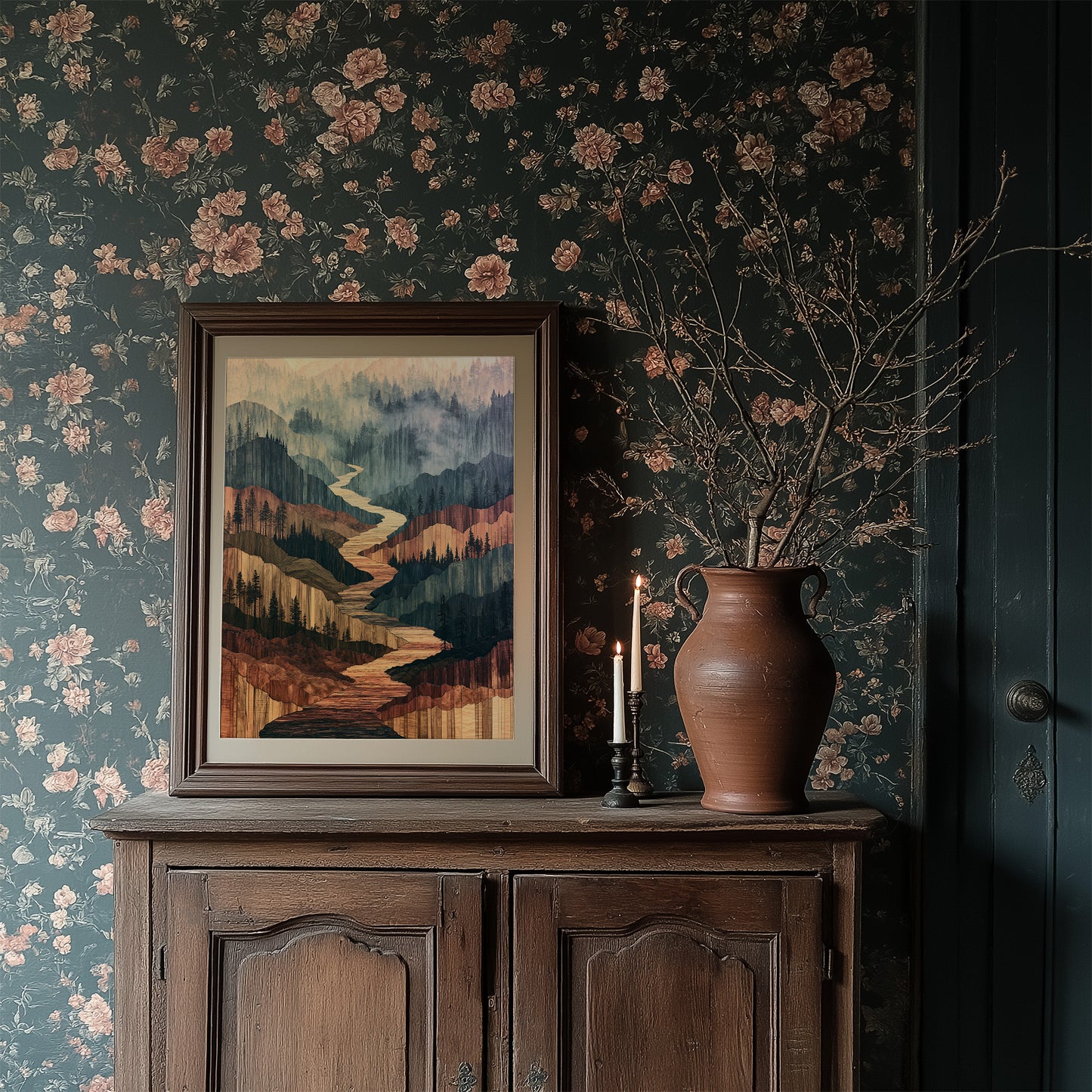 River Canyon in Marquetry