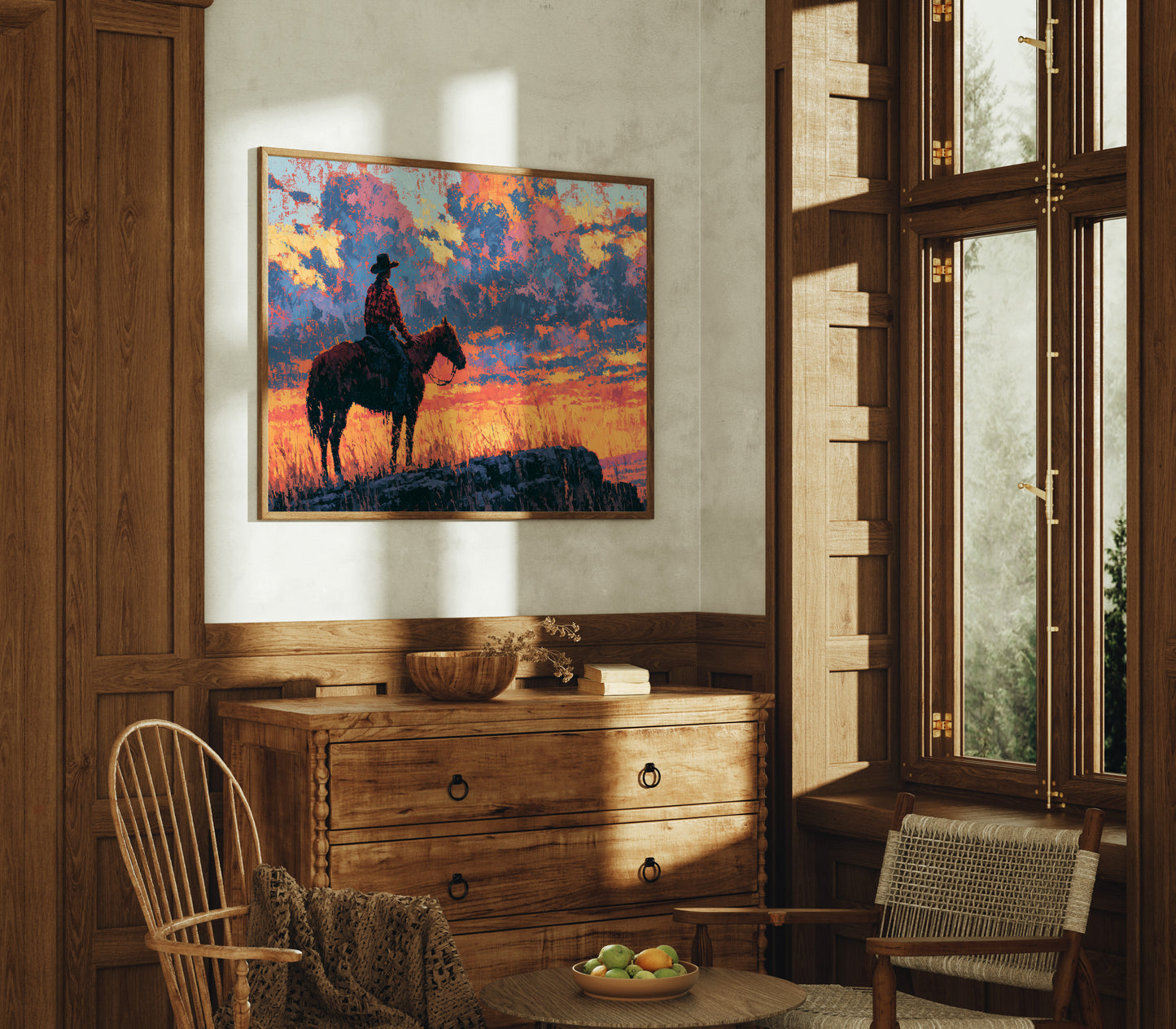 Rider on the Rimrock, Sundown