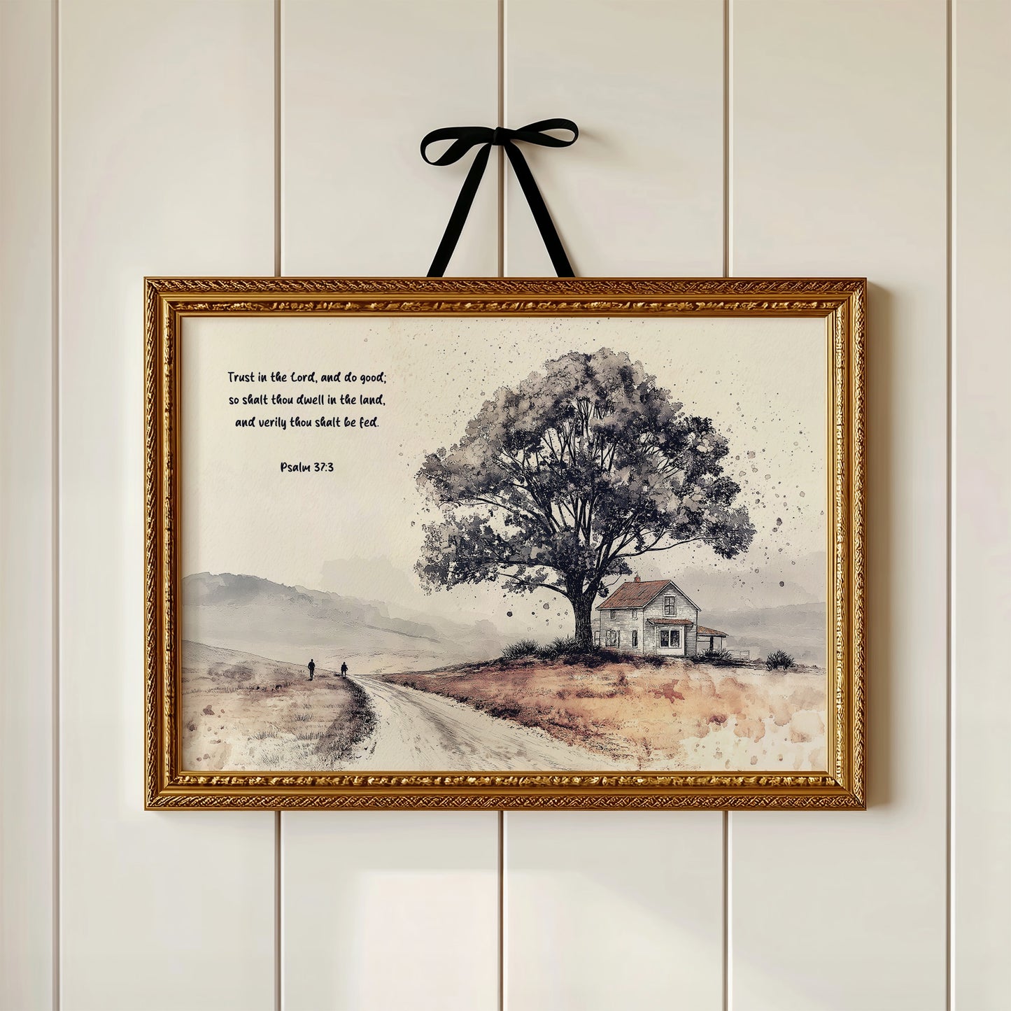 Psalm 37:3 Homestead Scripture Art