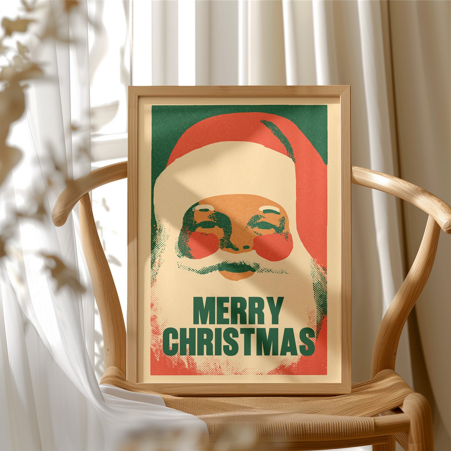 Merry Christmas Riso Santa