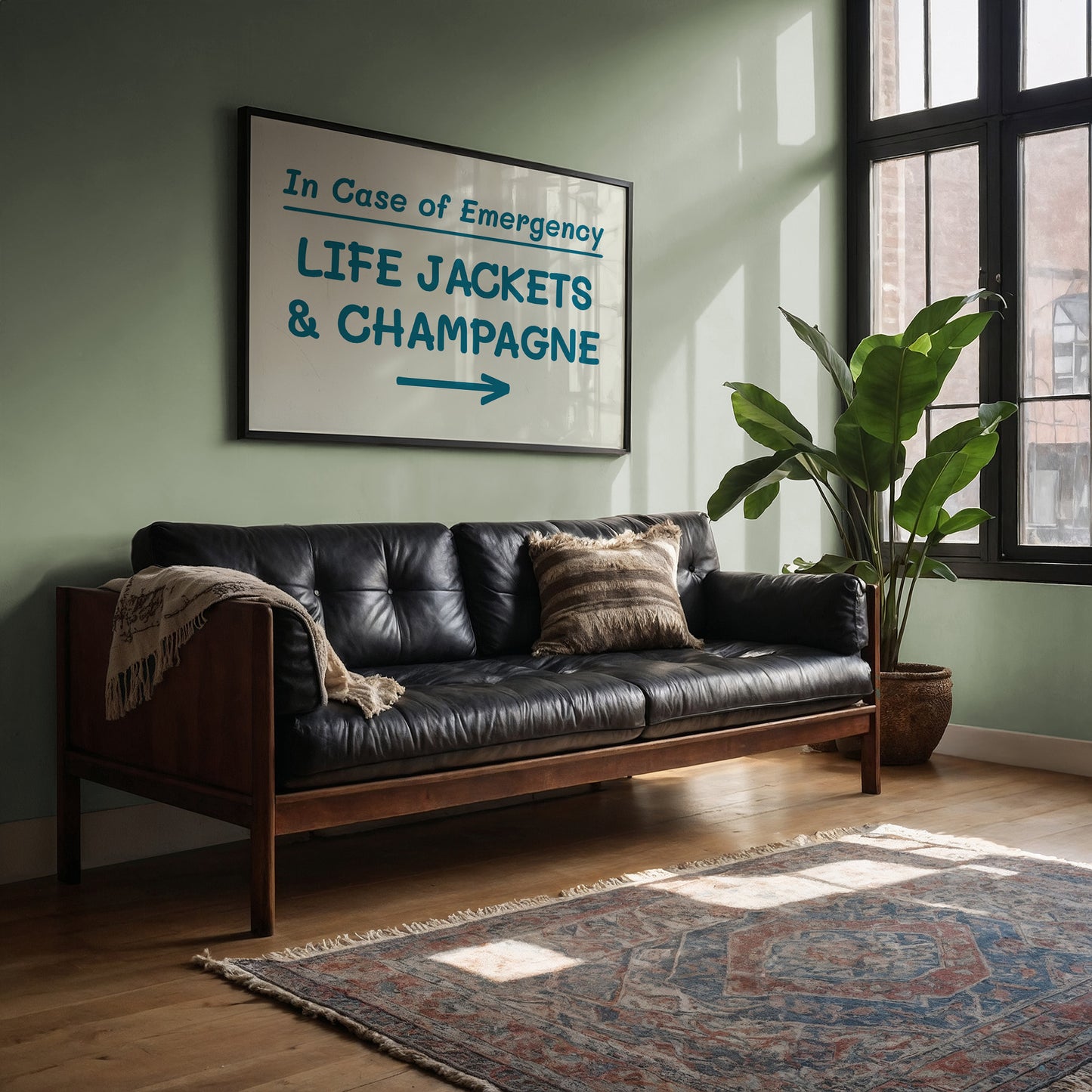 Life Jackets & Champagne, Teal