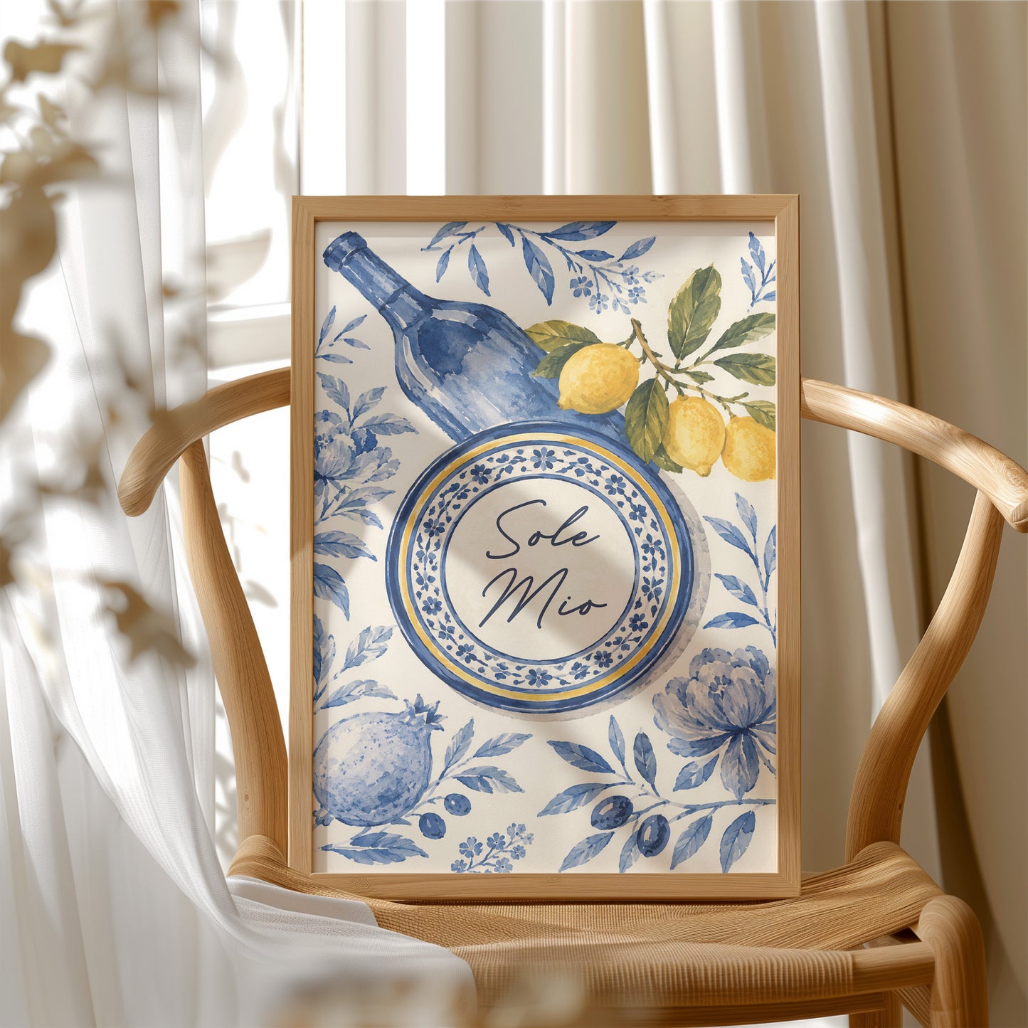 Sole Mio Tablescape (Blue & White)