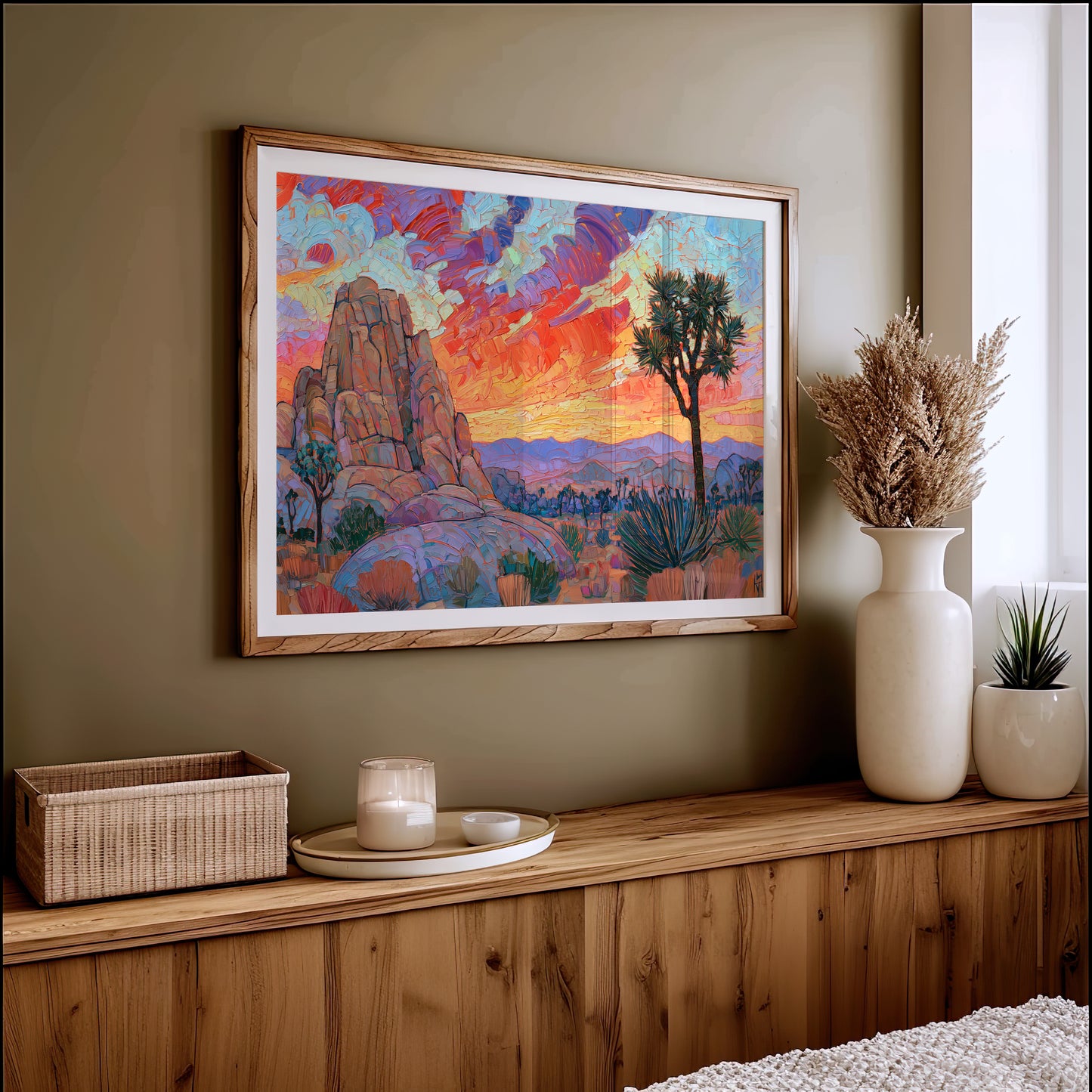 Fever Sky Over Joshua Tree