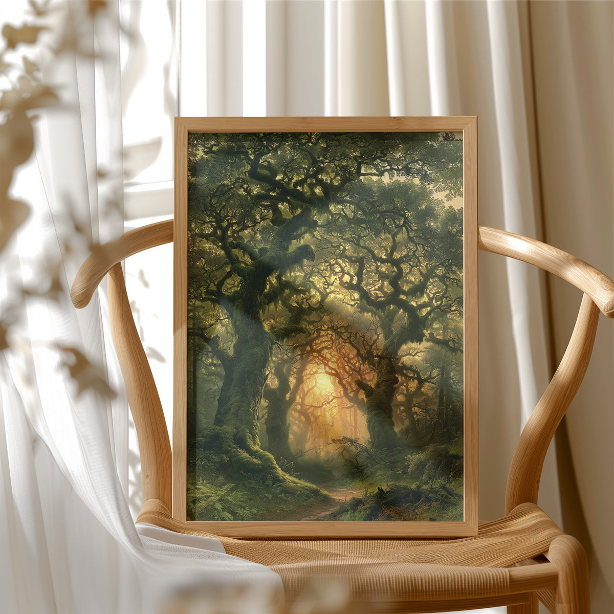 Where the Mossy Oaks Frame the Fire