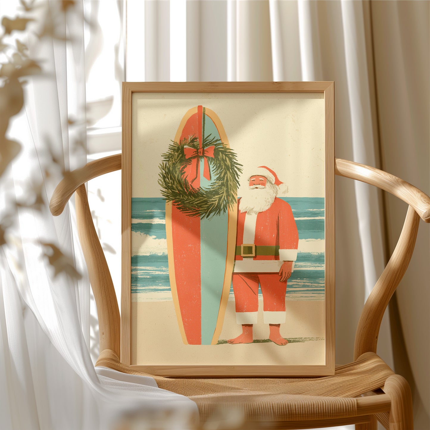 Beach Santa Skips the Sleigh
