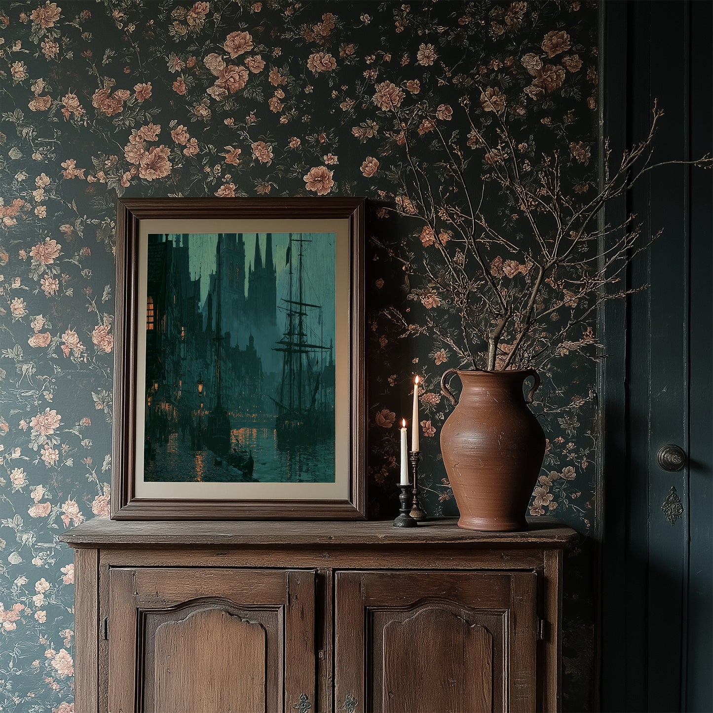 Lamplight on the Old Quay