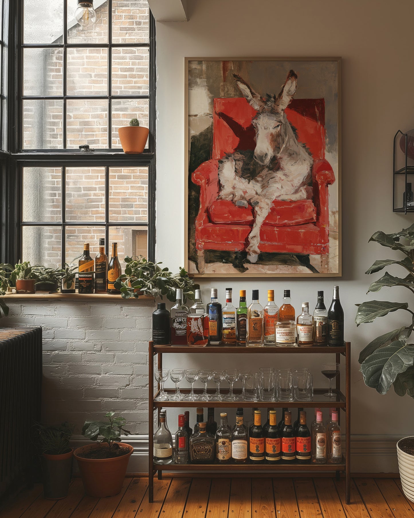 Donkey, Fully Reclined