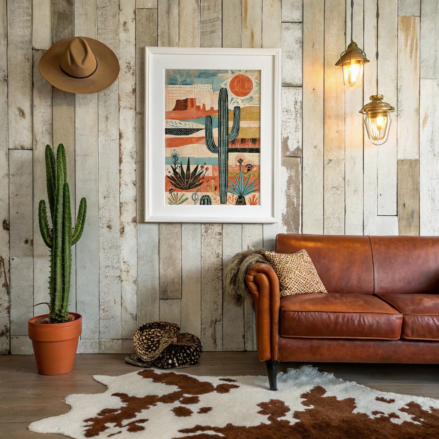 Mid-Century Desert: Saguaro Sun