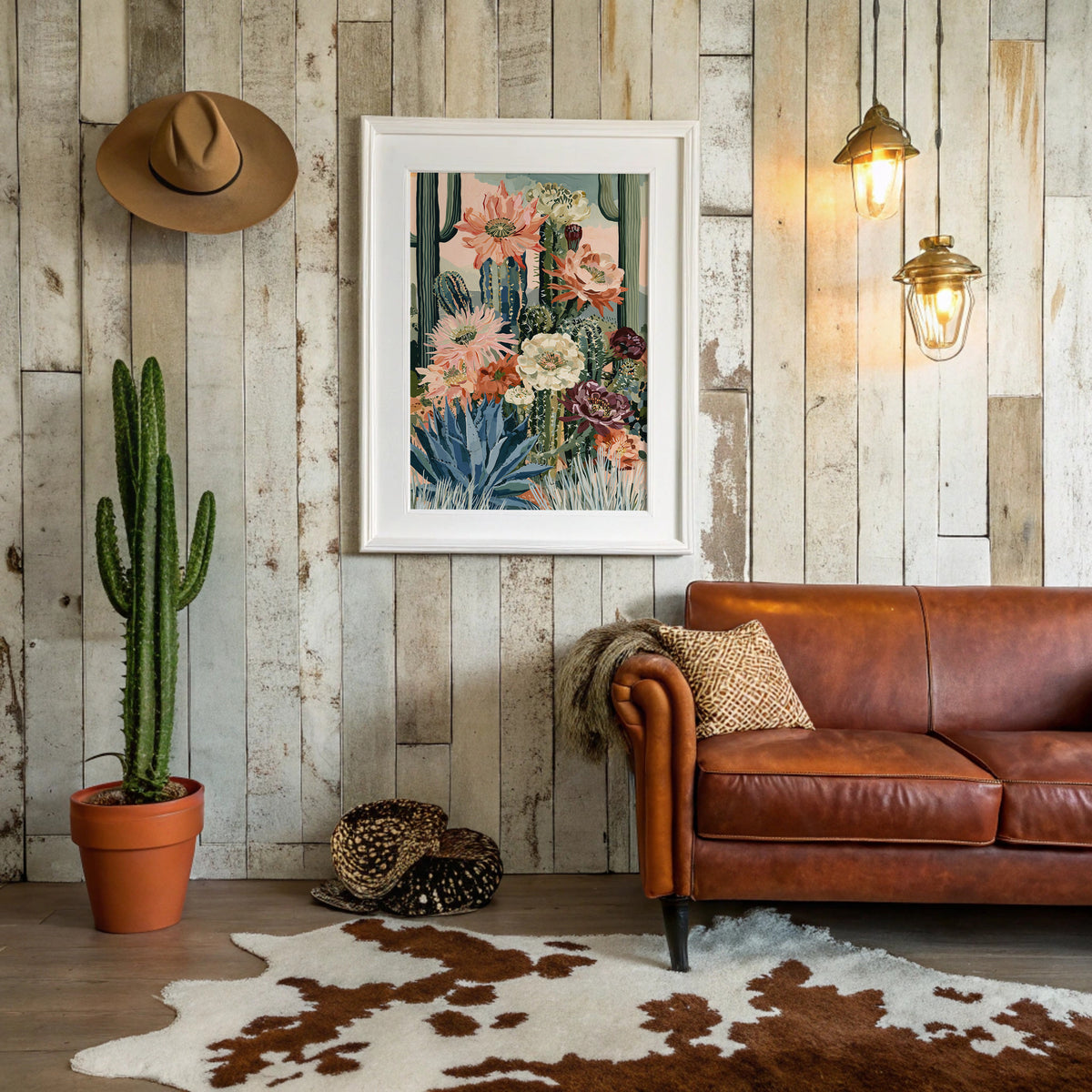 Sonoran Blooms, Wine Accent