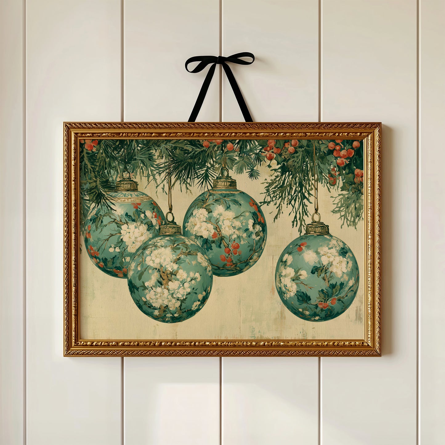 Ornaments, Painted with Blossoms