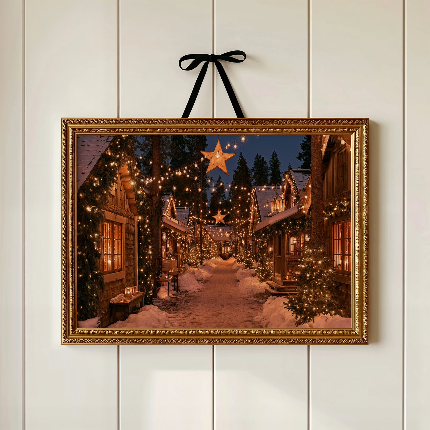 Starlight Over the Snowy Lane
