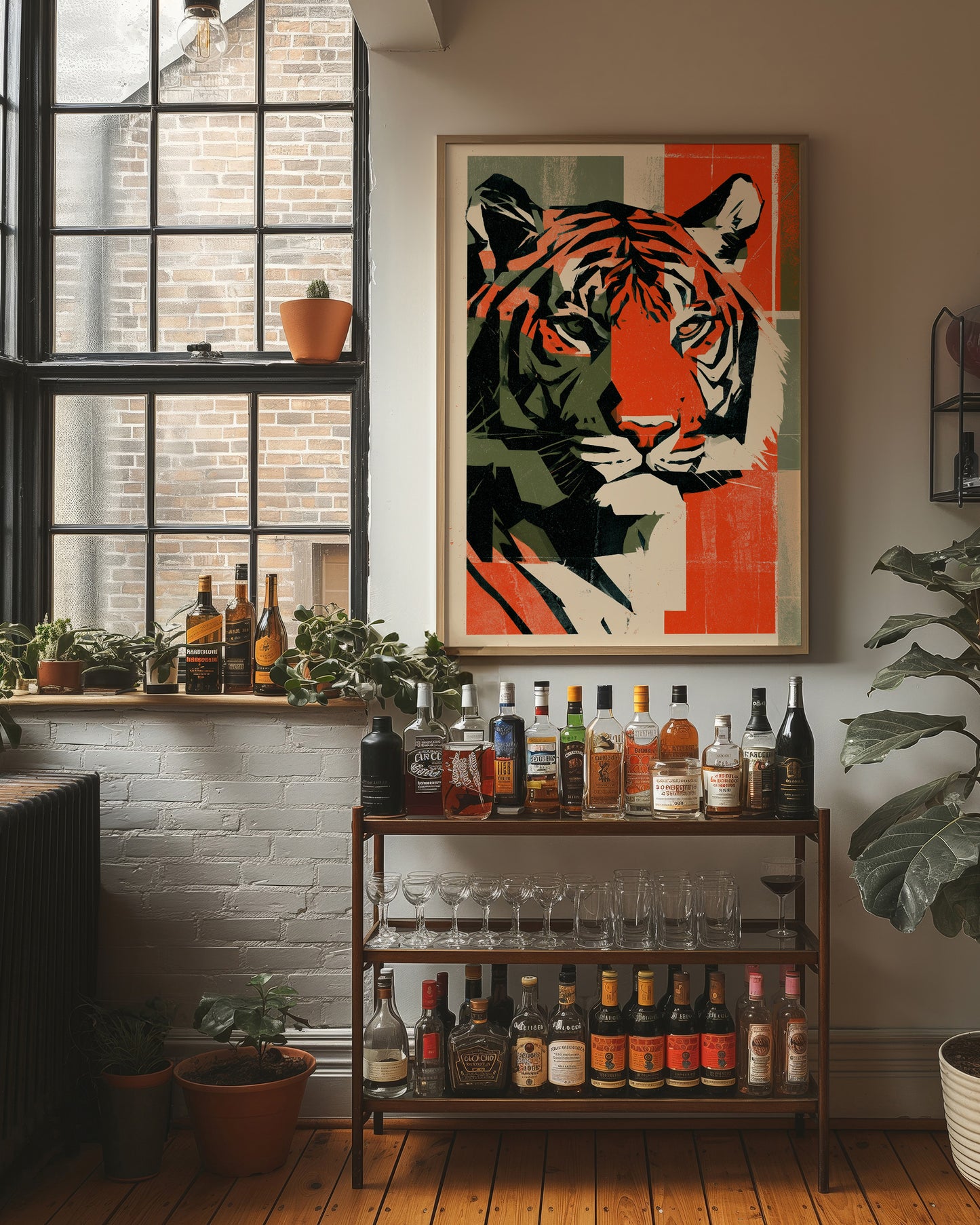 Tiger in Two Tones