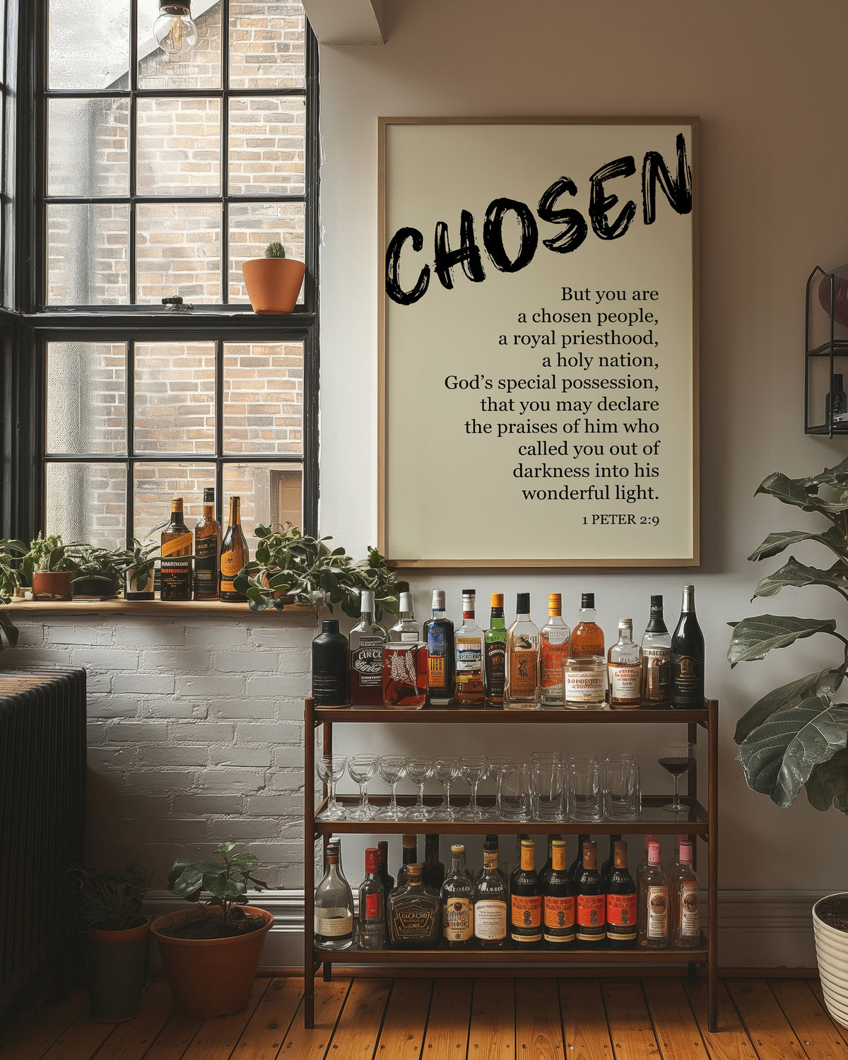 Chosen: Brushstroke Scripture Art