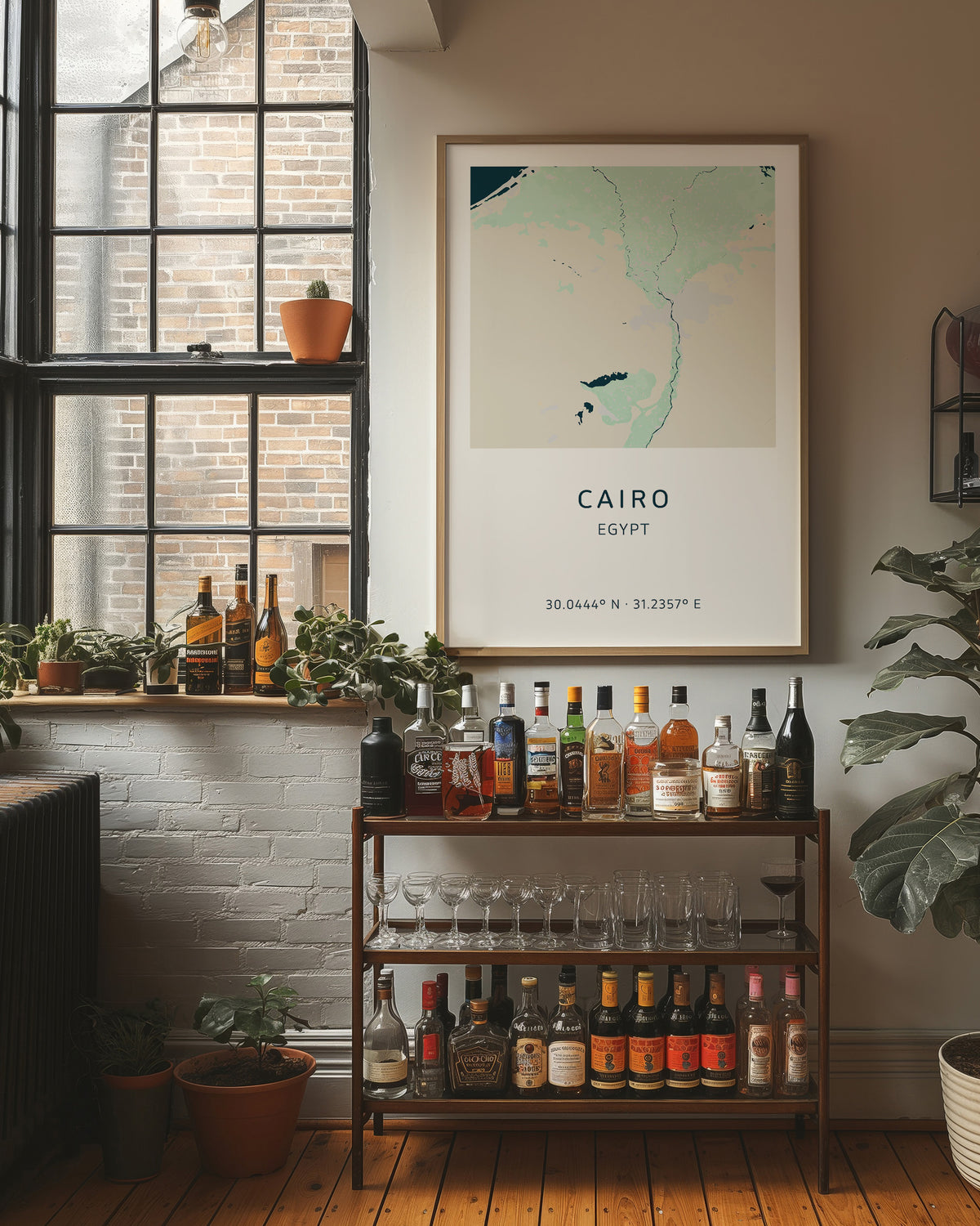 Cairo City Map Print