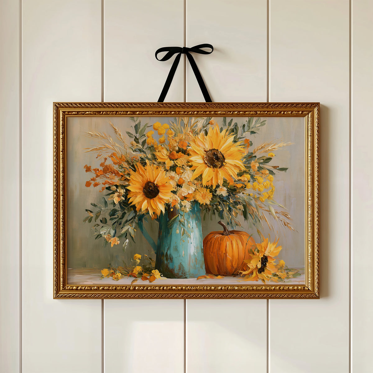 One Sunflower Fell Out of the Bouquet