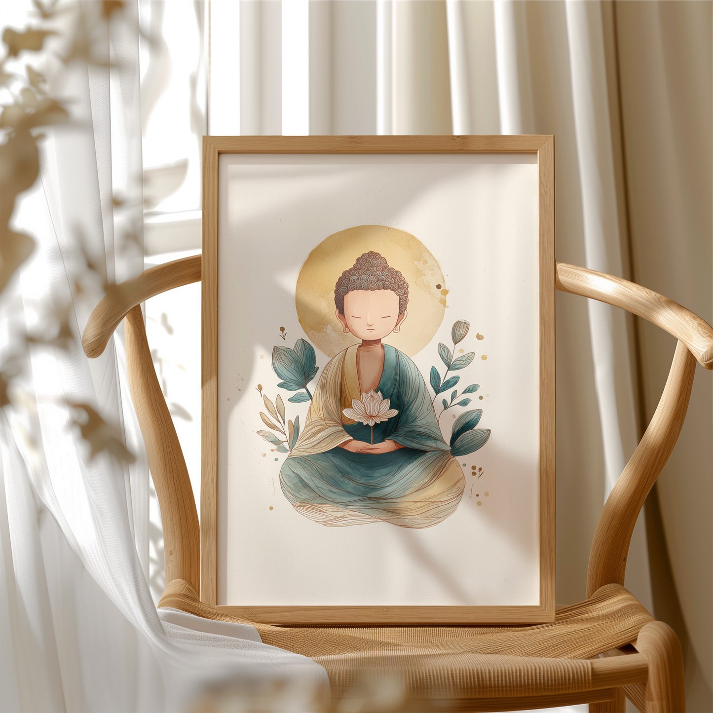 Stillness Beneath the Lotus
