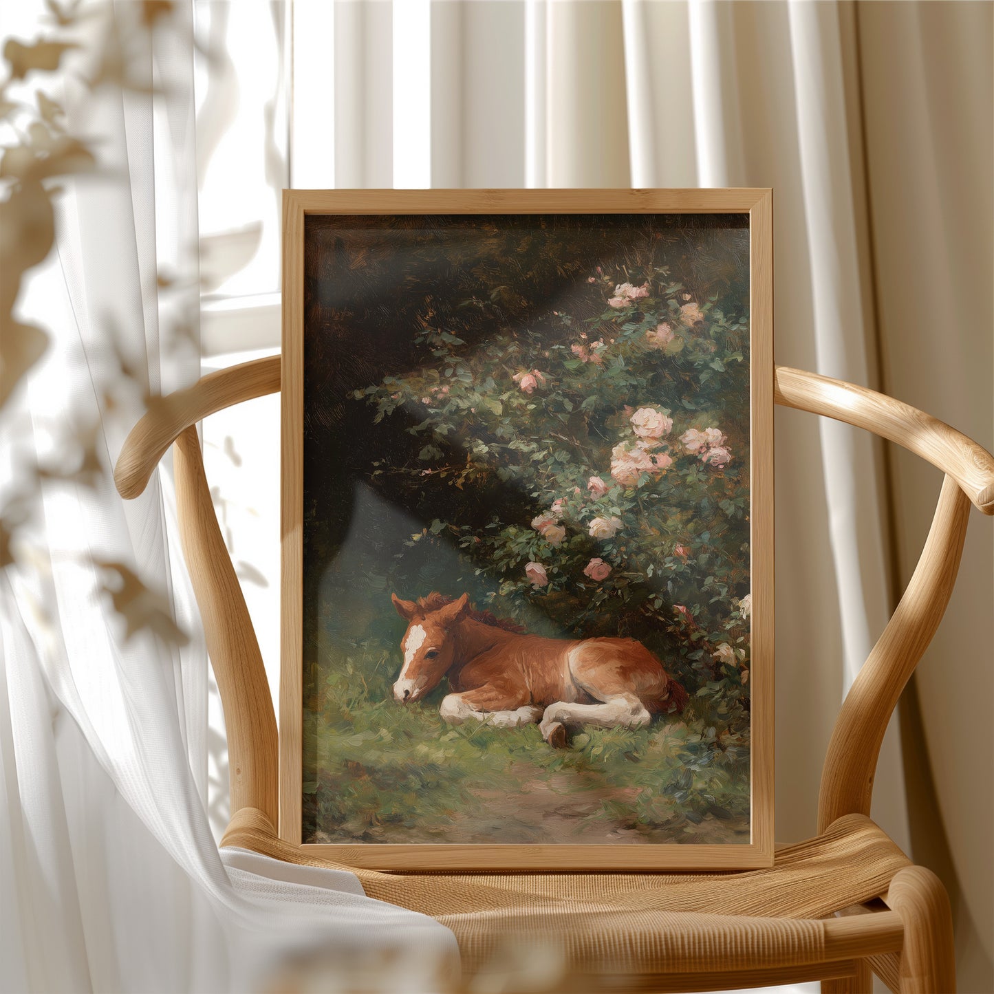 Resting Beneath the Roses