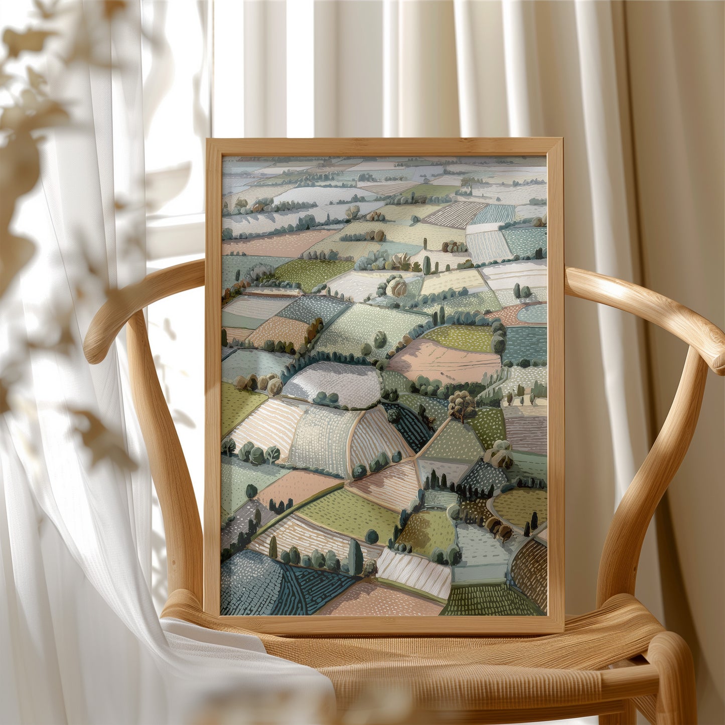 Fields in Gentle Mosaic