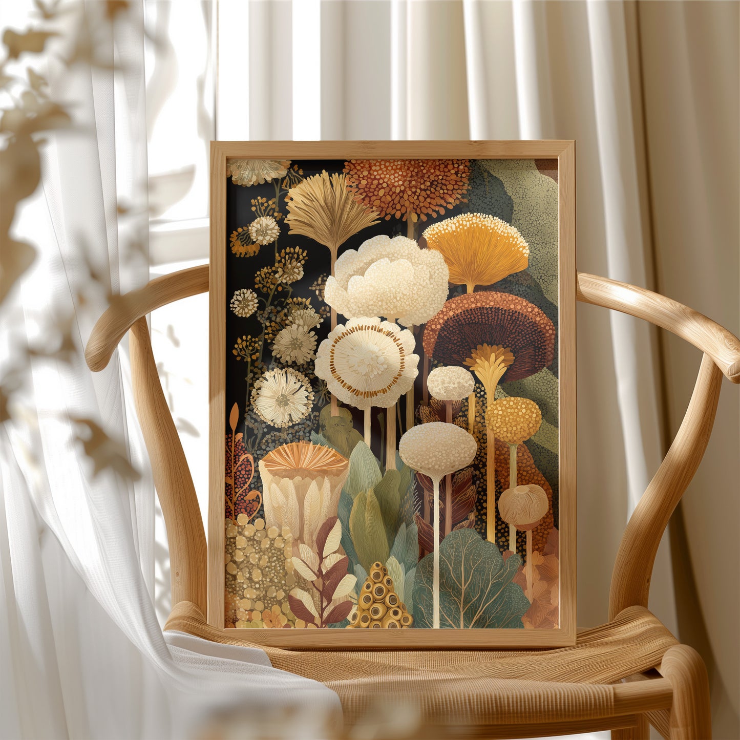 Midnight Garden in Ochre