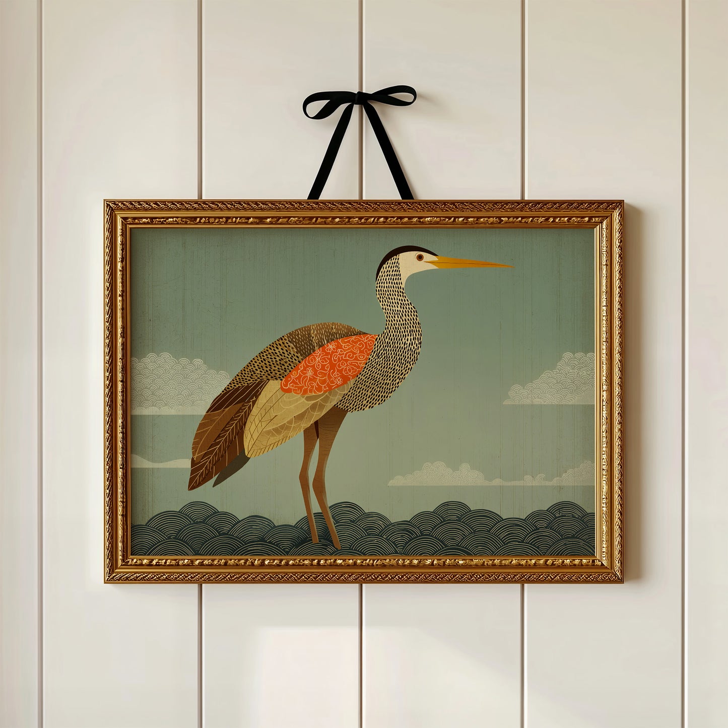 Stillness of the Painted Heron