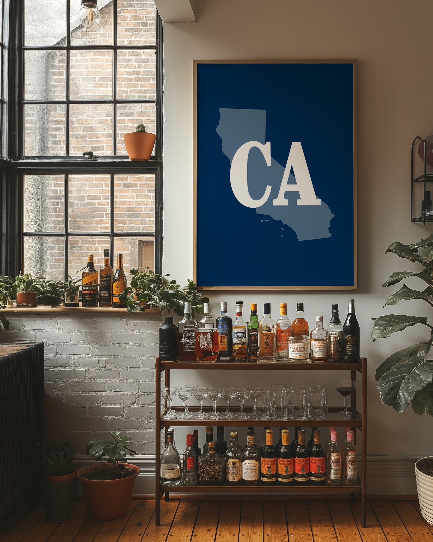 California CA State Silhouette