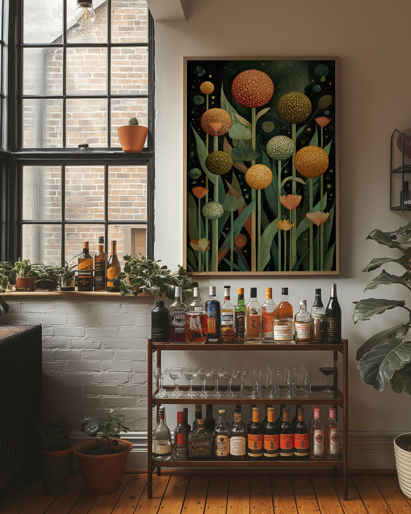 Midnight Garden In Bloom