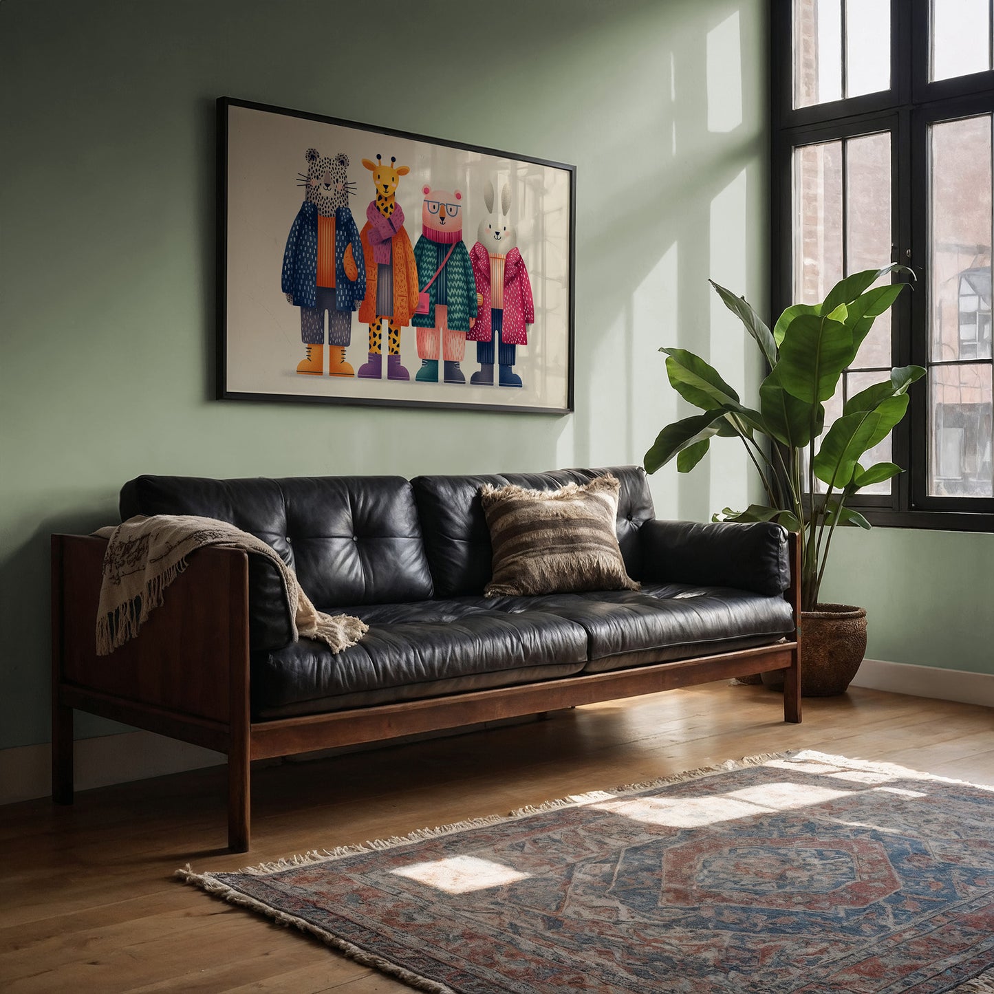 Friends in Their Sunday Coats