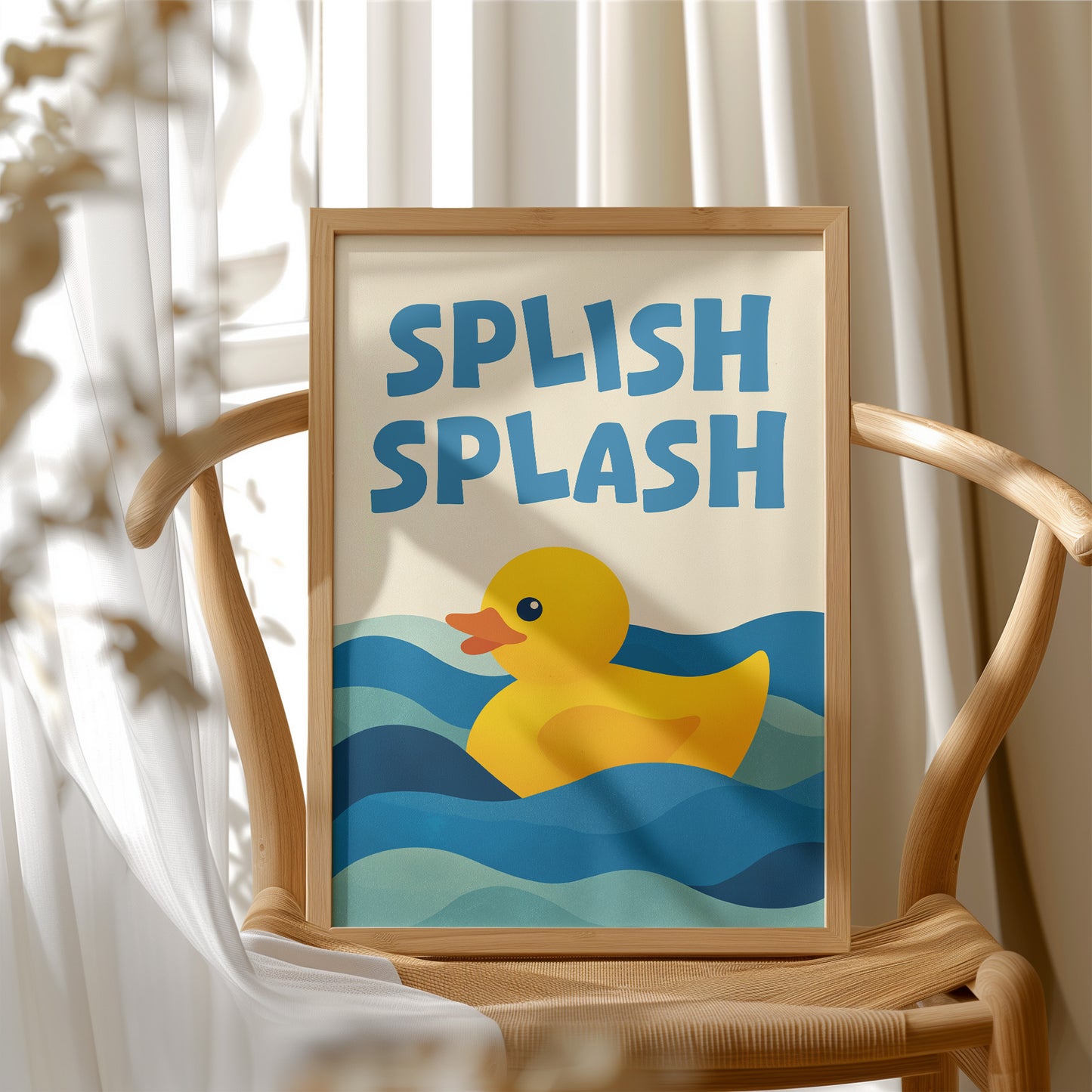 Sunny Duck in Rolling Waves