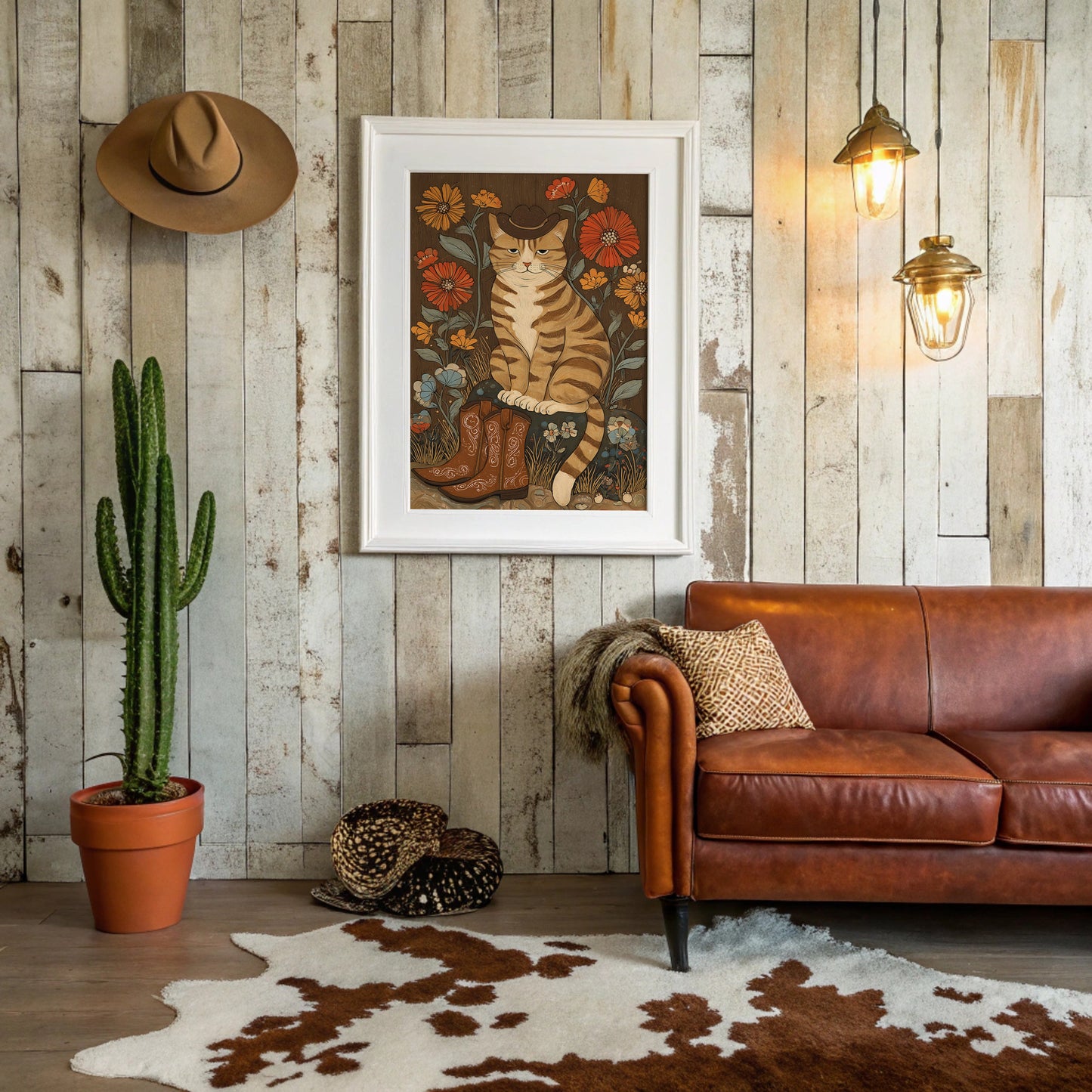 Boots Beneath Wildflowers