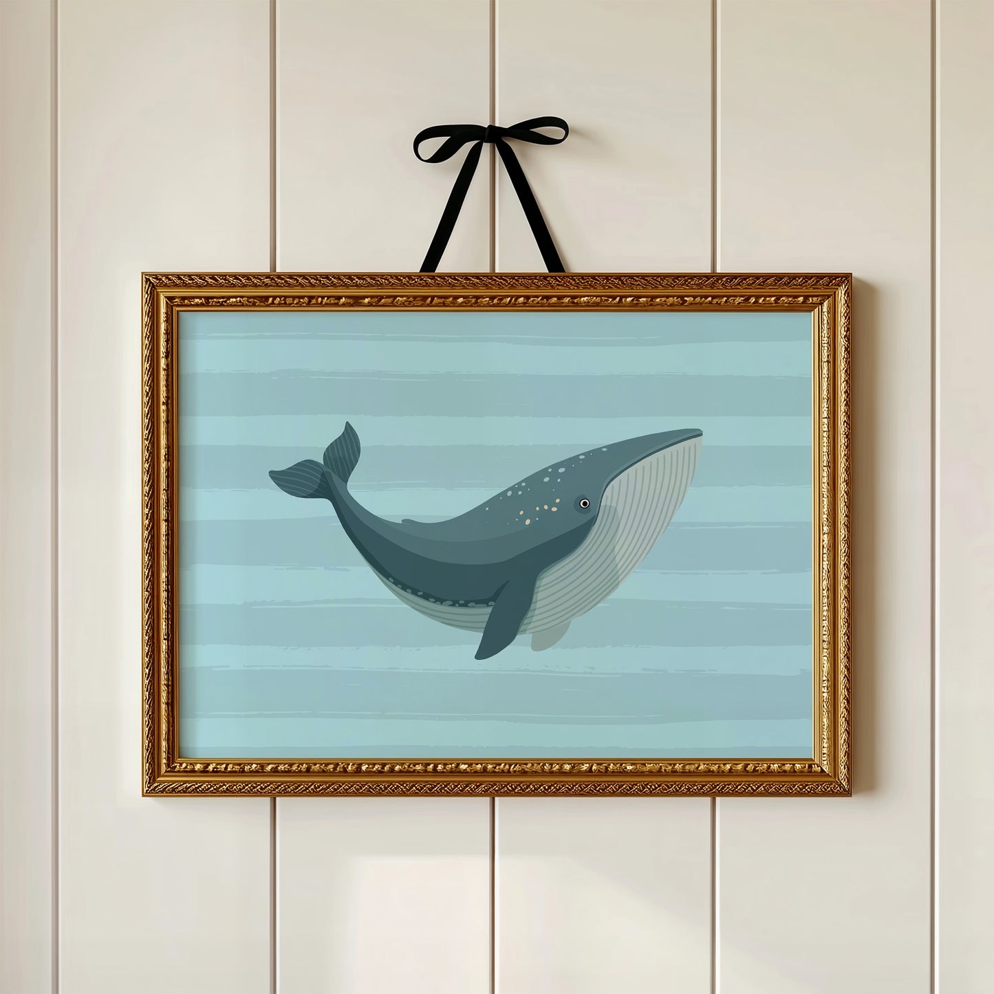 Blue Whale Canvas Art