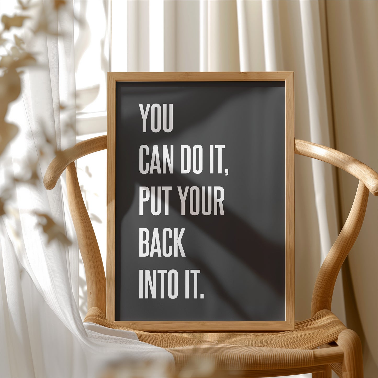You Can Do It Put Your Back Into It