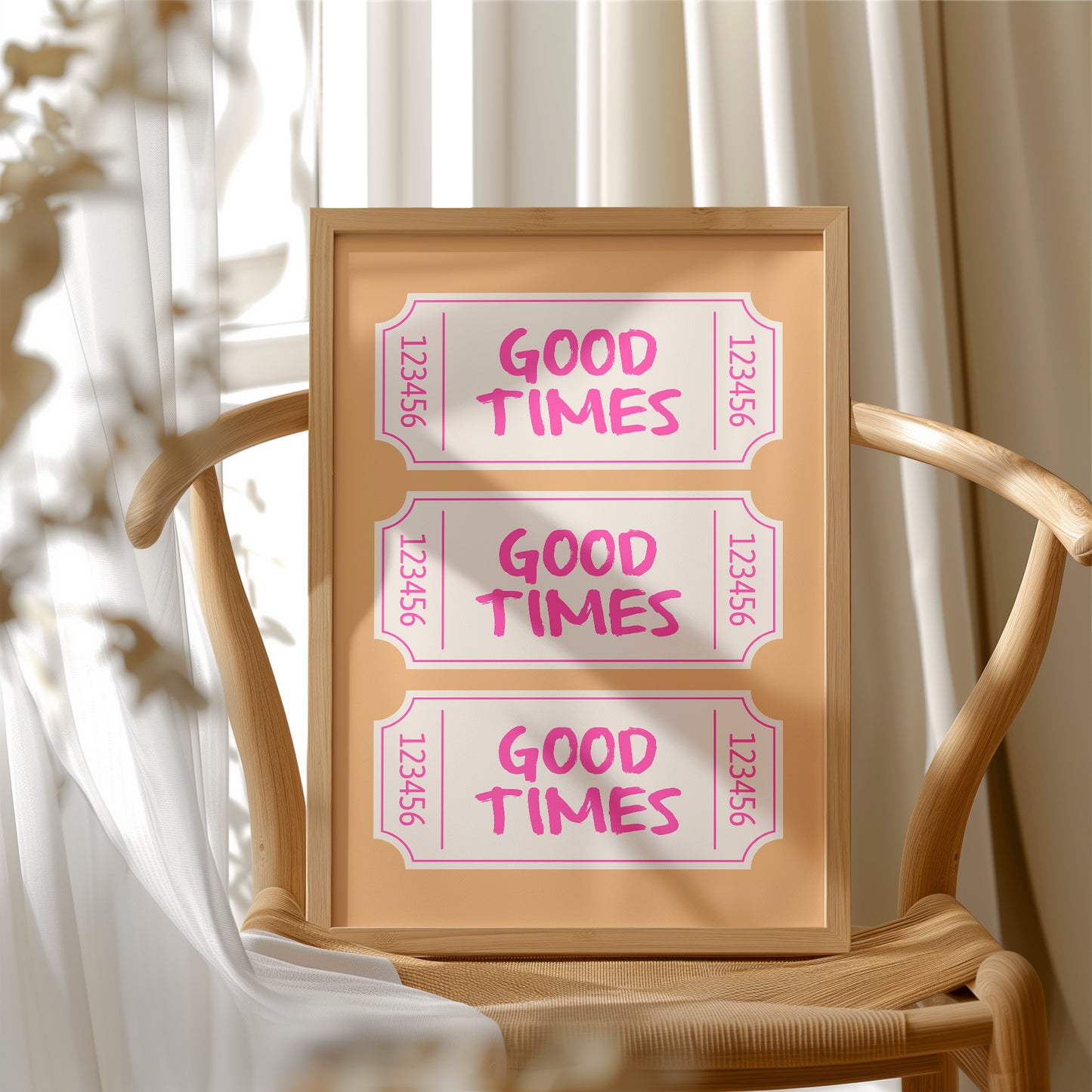 Good Times Ticket Wall Art