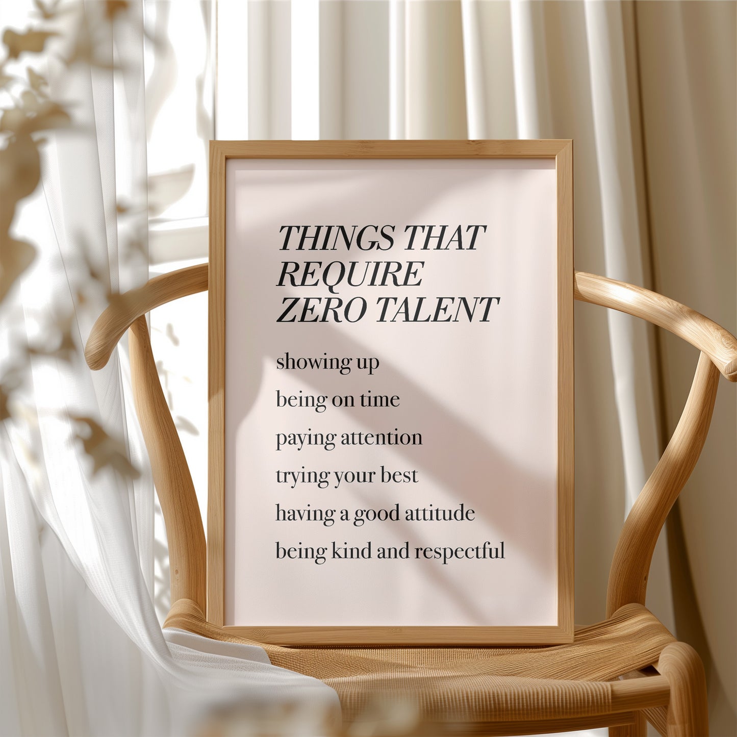 Things That Require Zero Talent