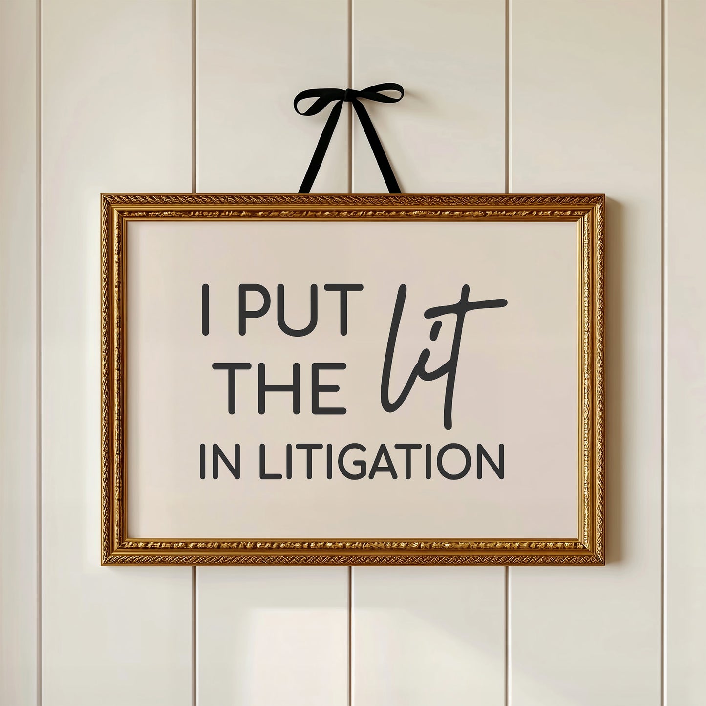 I Put The Lit In Litigation