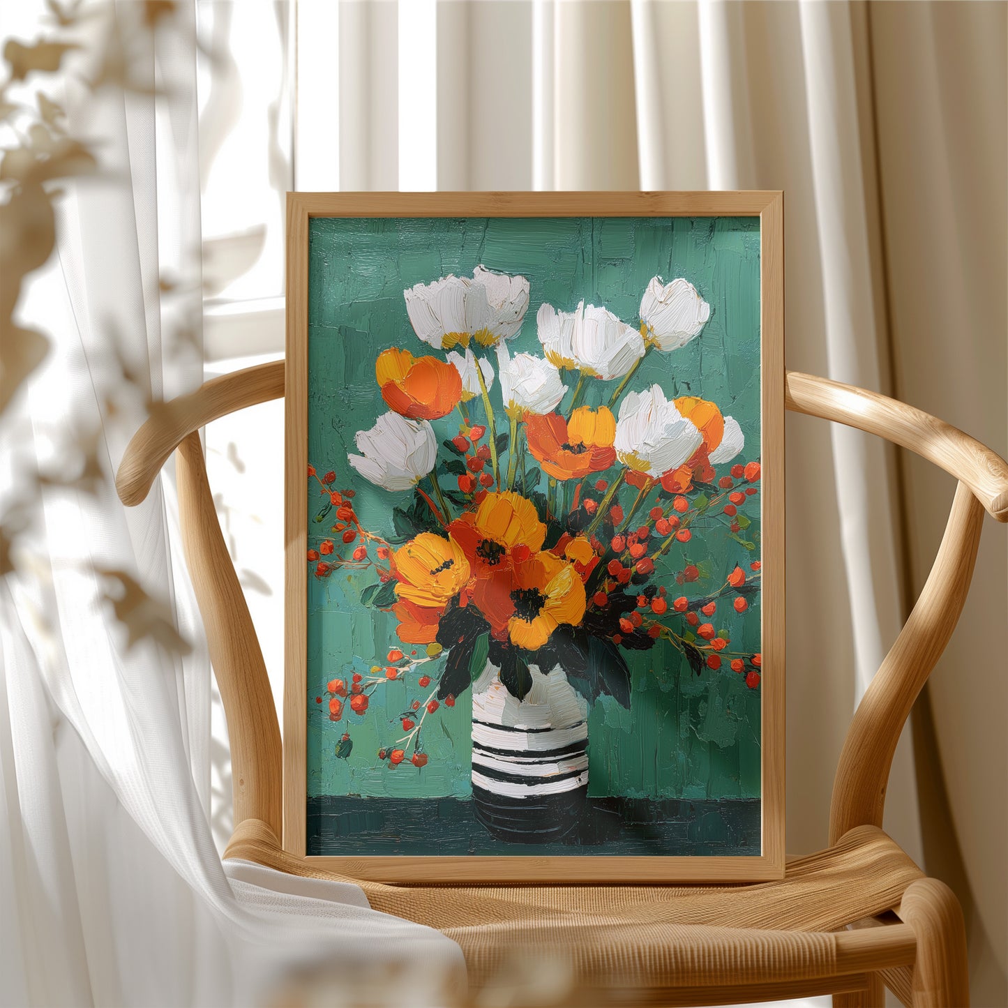 The Striped Vase Had Good Taste
