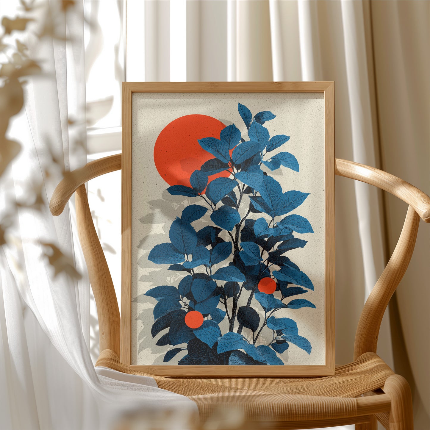 The Sun Rises Behind the Blue