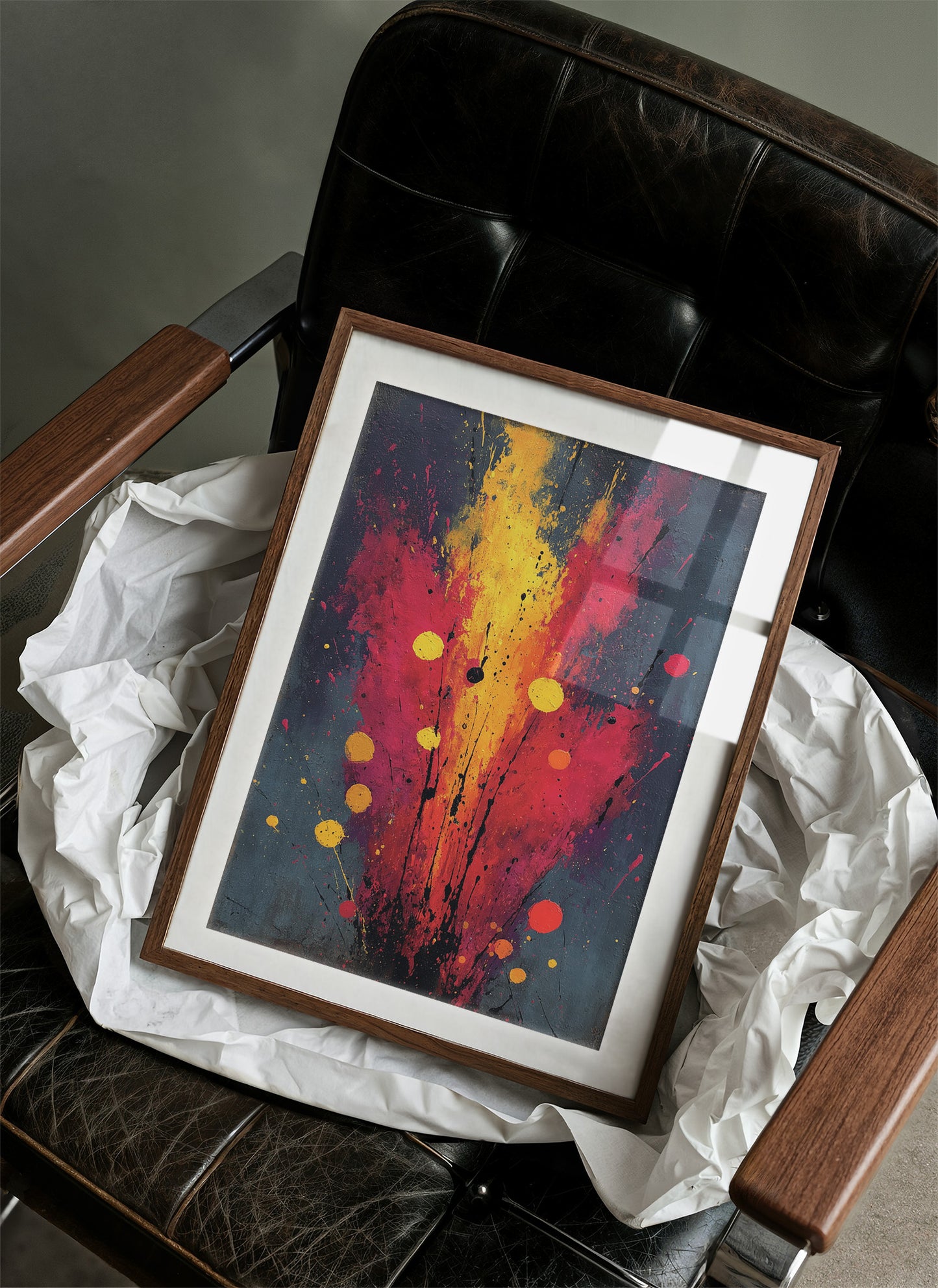 Eruption in Fire and Fuchsia