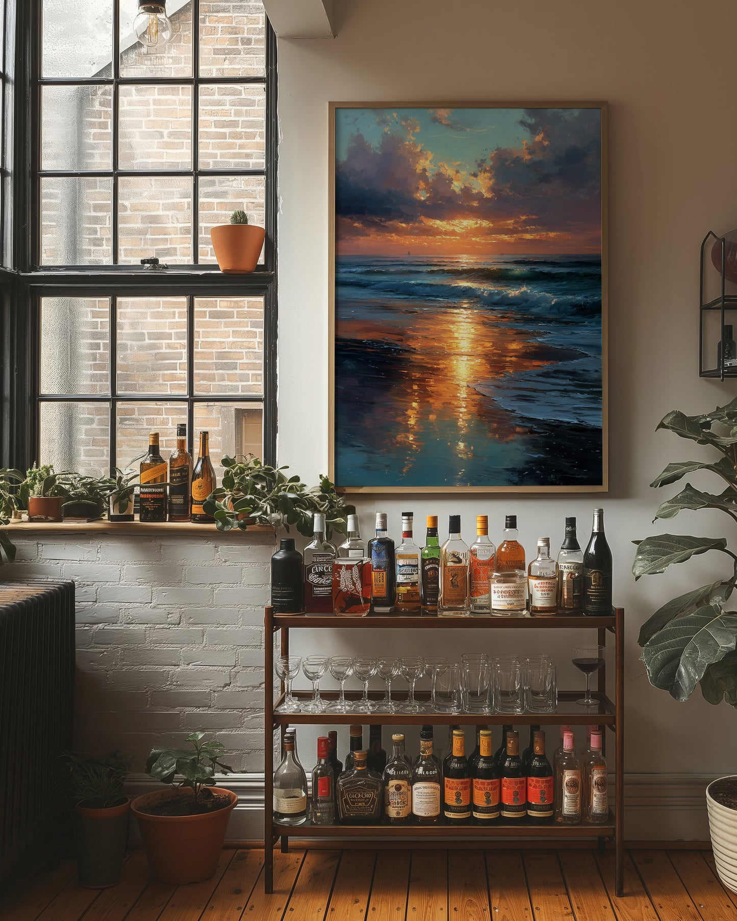 Sundown on the Shoreline
