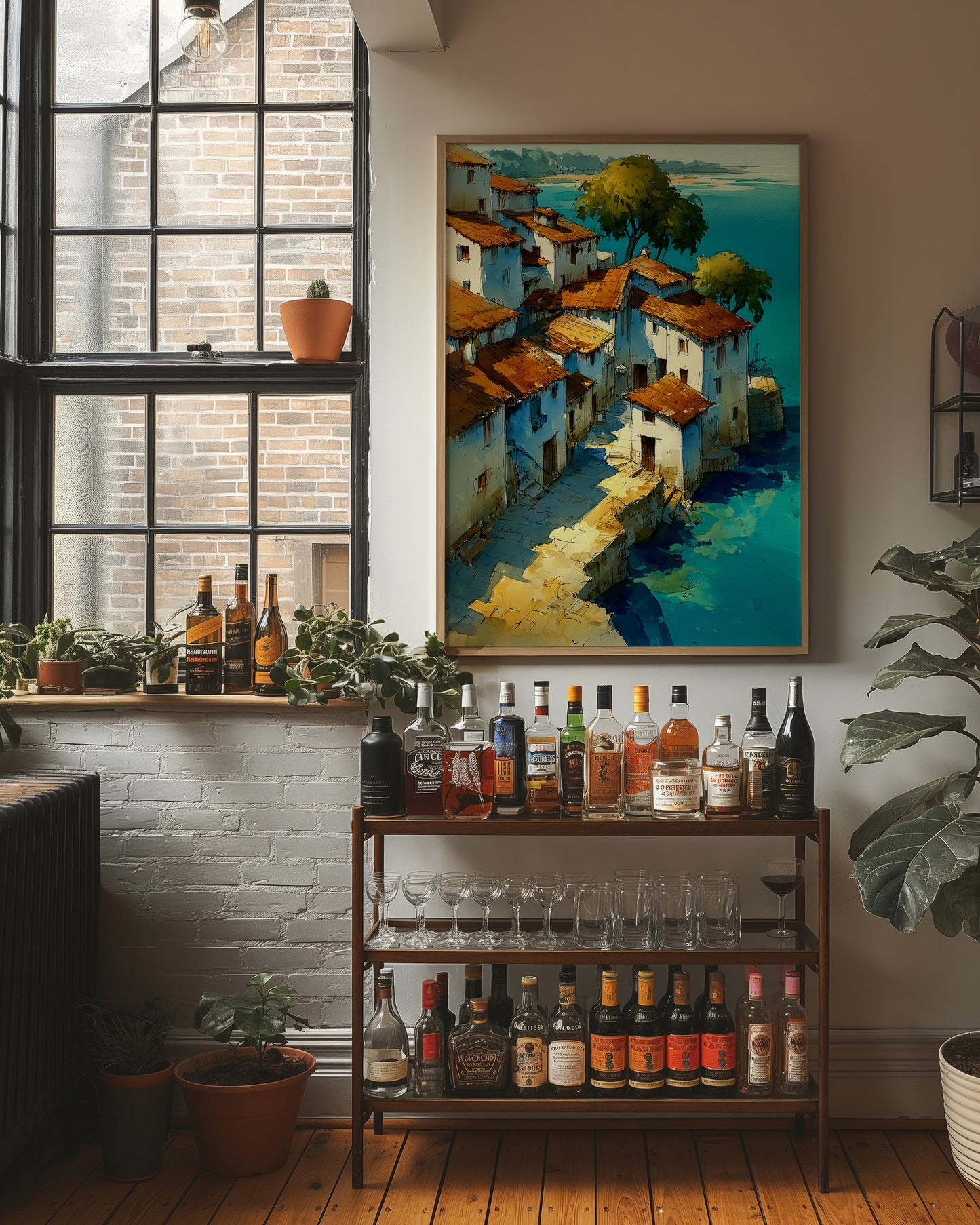The Village Leans Toward the Sea
