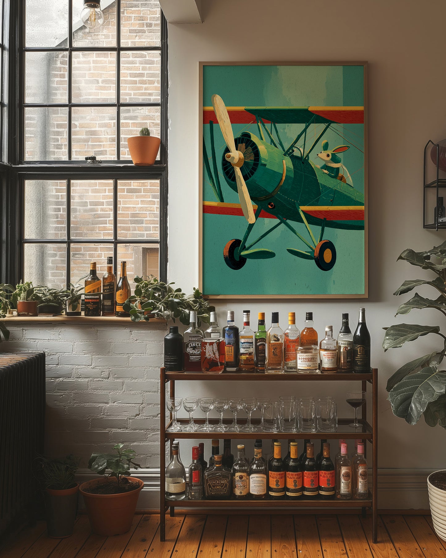 The Rabbit's Biplane