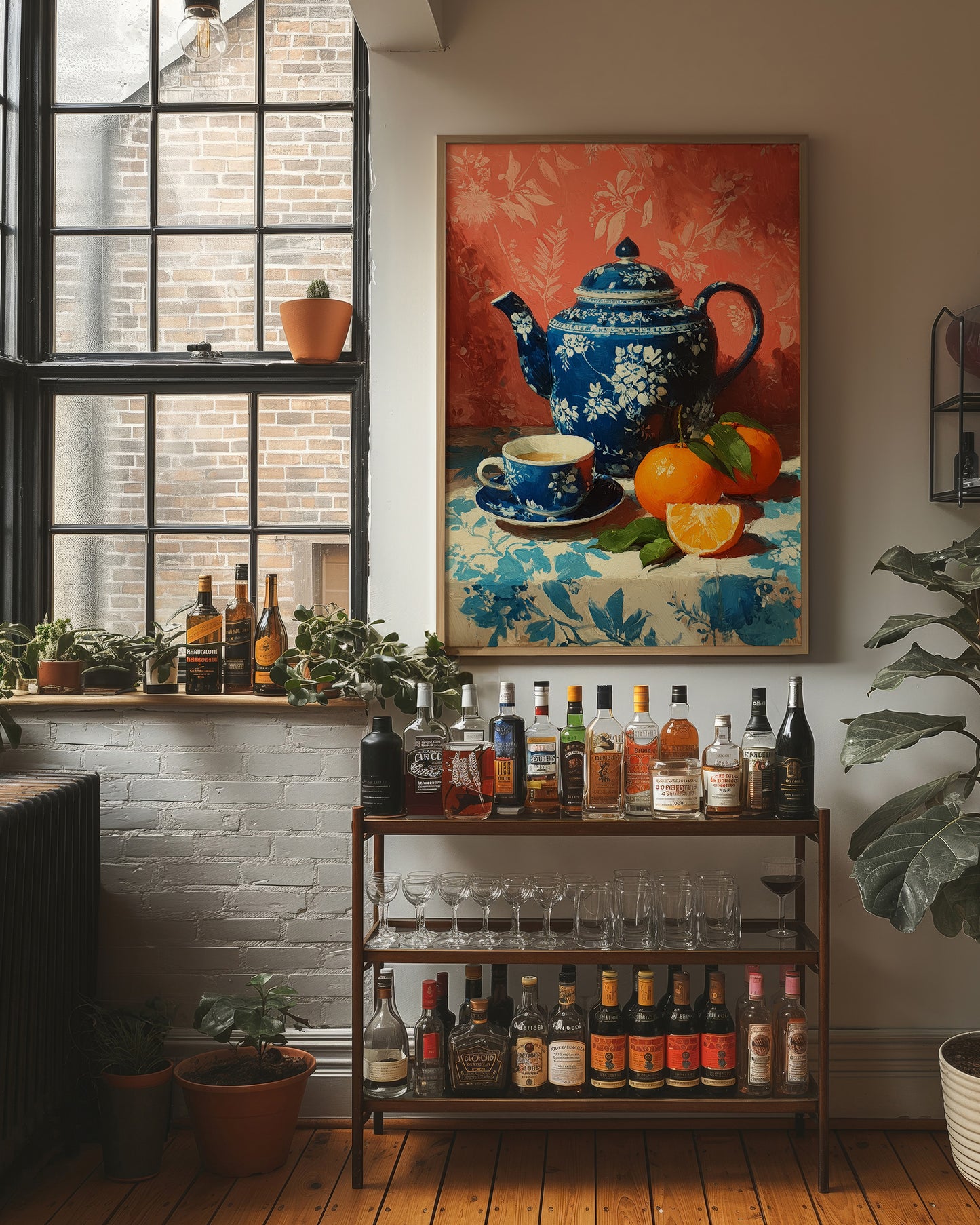 Blue China and Clementines