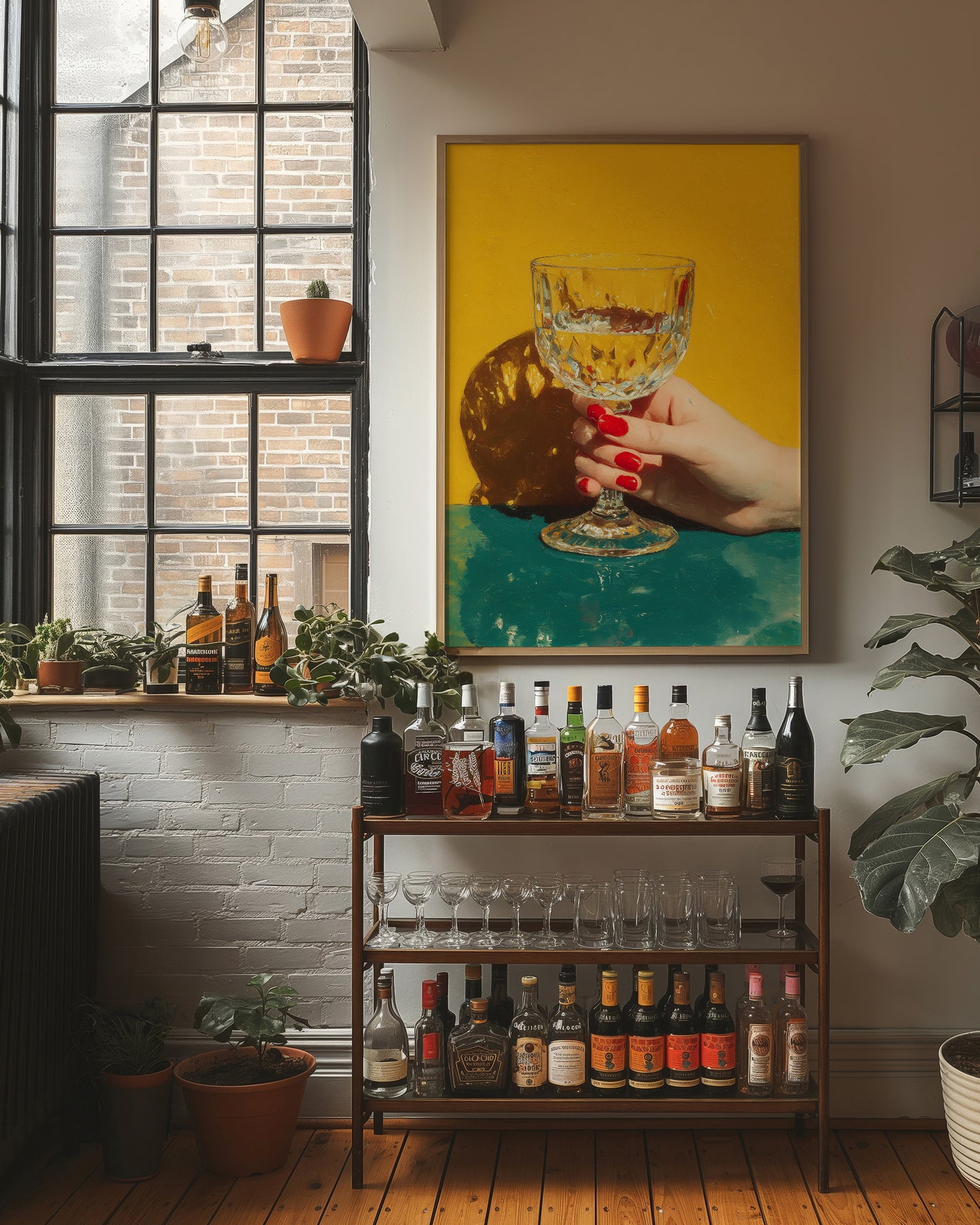 A Toast in Red and Gold