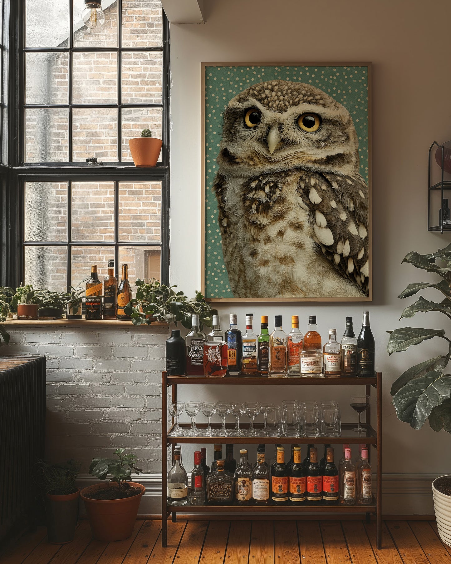Wide-Eyed Little Owl